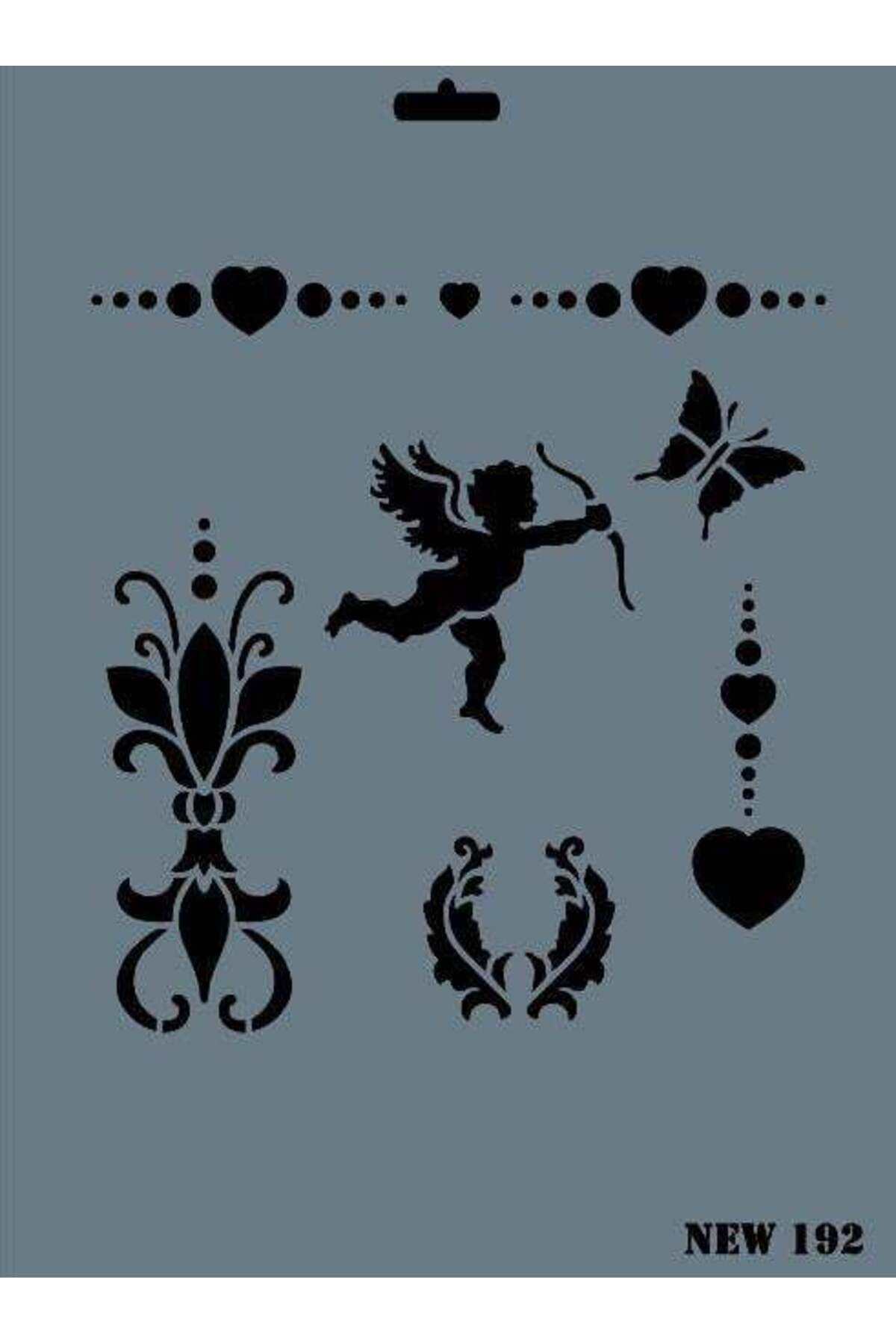 Modafiks Rich New Seri N-192 Stencil 35x25 cm