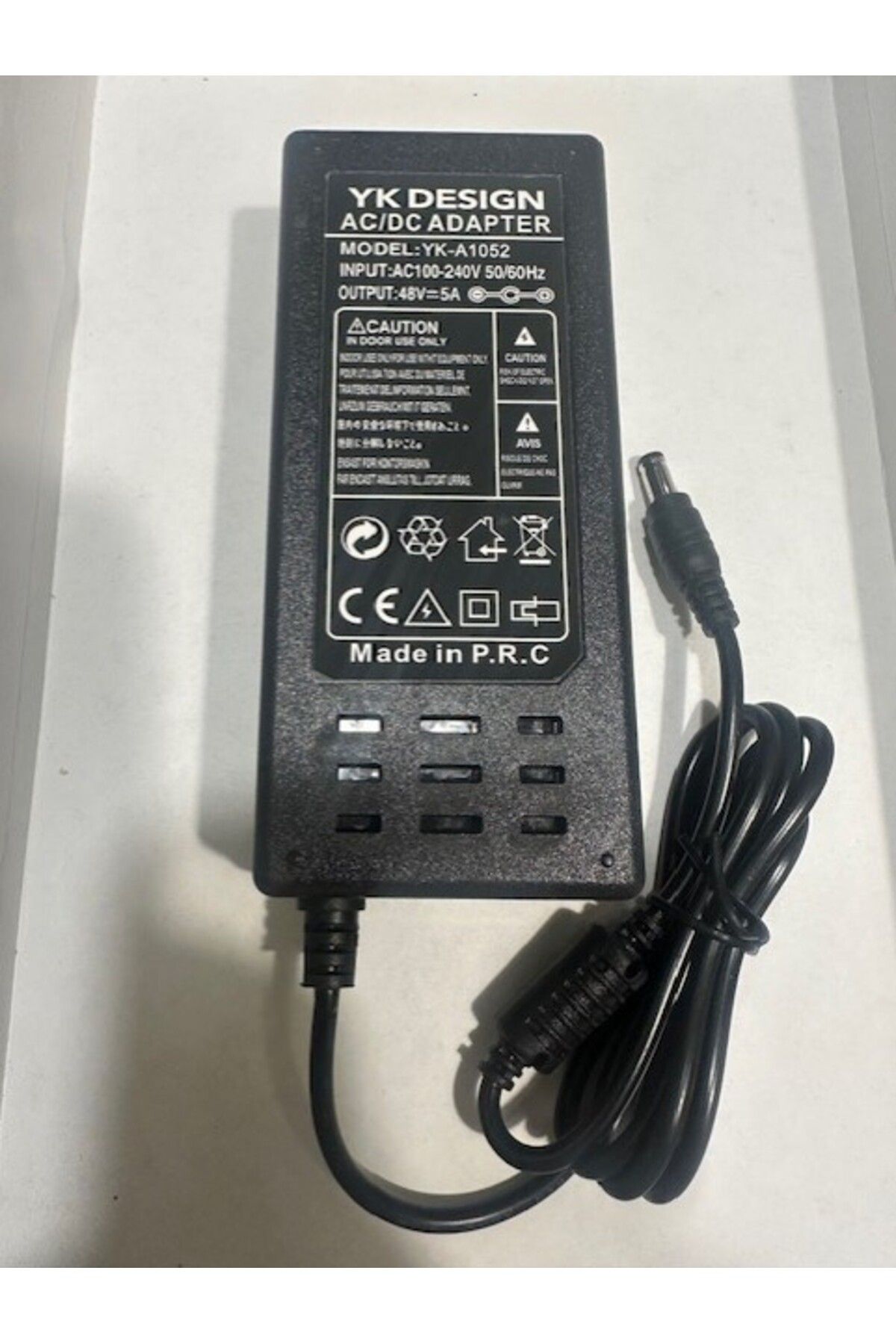 KEEPRO 48 volt 5 amper adaptör 48 v 5 a 5.5 mm 2.5 mm adaptör