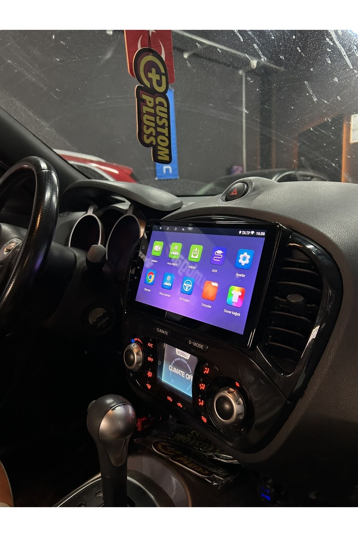 Custom Pluss NİSSAN JUKE UYUMLU 4 GB RAM 64 GB DAHİLİ HAFIZA 9 İNÇ MULTİMEDYA KABLOSUZ CARPLAY GERİ GÖRÜŞ KAMERAL