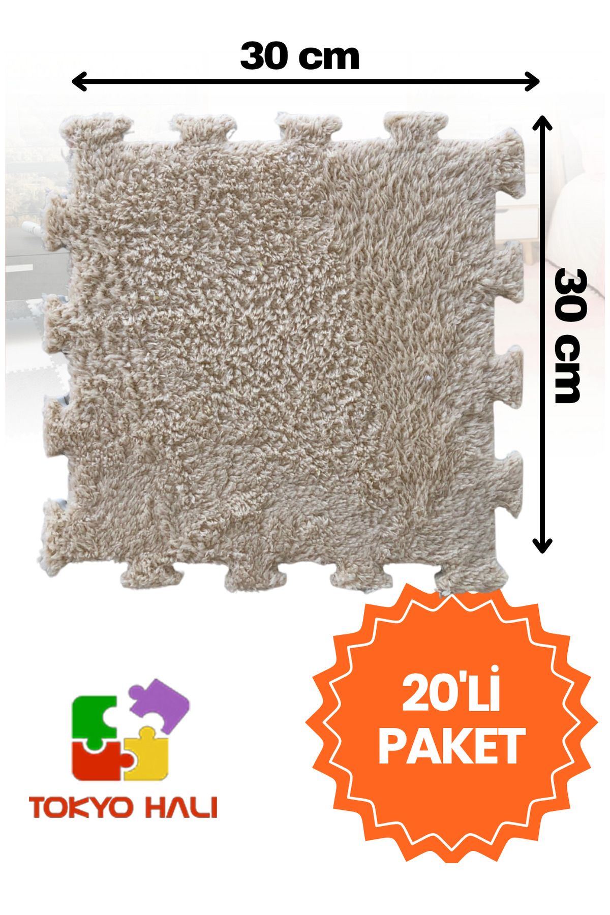 Tokyo Halı Puzzle Halı, Kendi Tasarımını Oluştur, Yapboz Halı, Peluş Halı