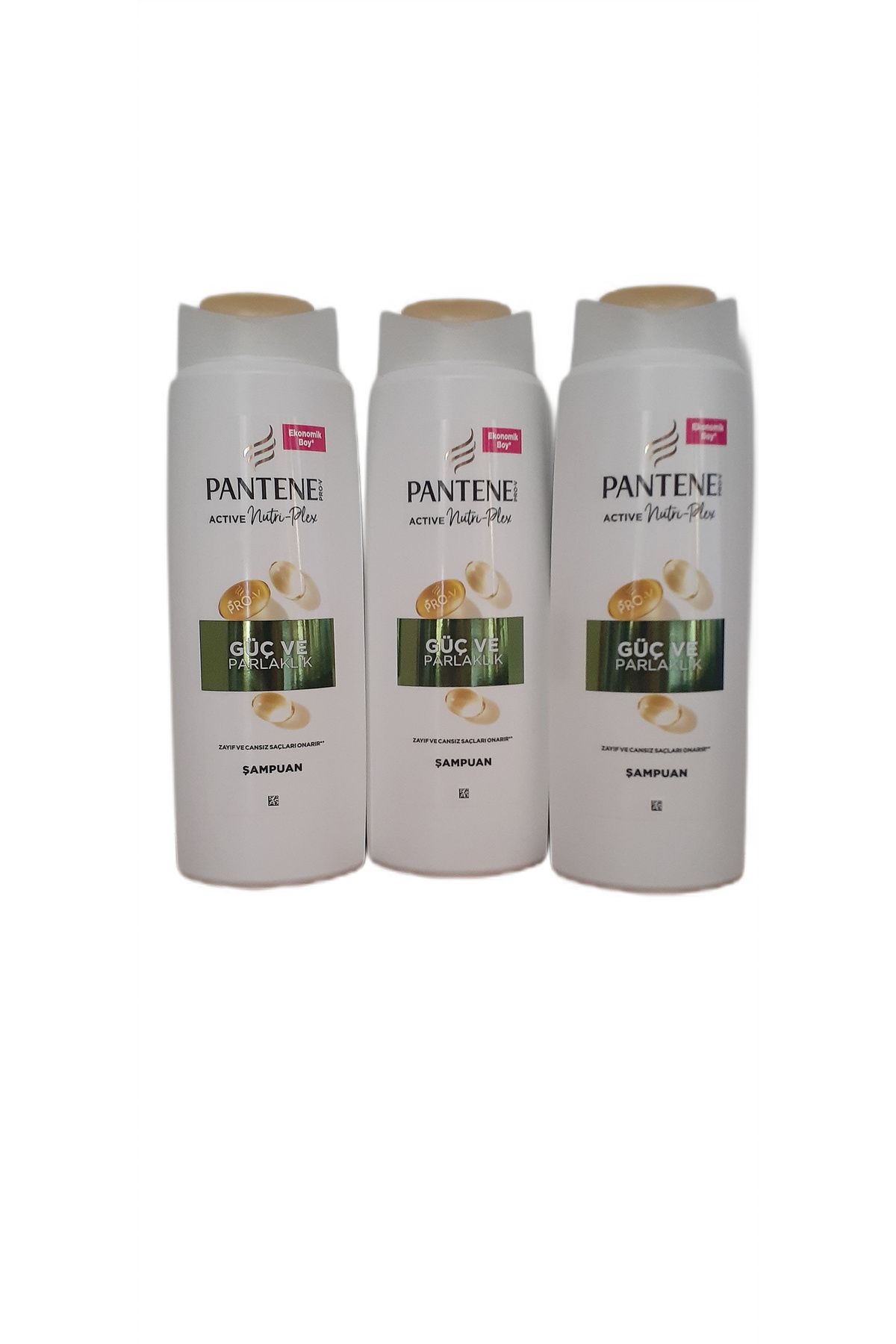 Pantene GÜÇ VE PARLAKLIK ŞAMPUANI 625 ML X 3 ADET