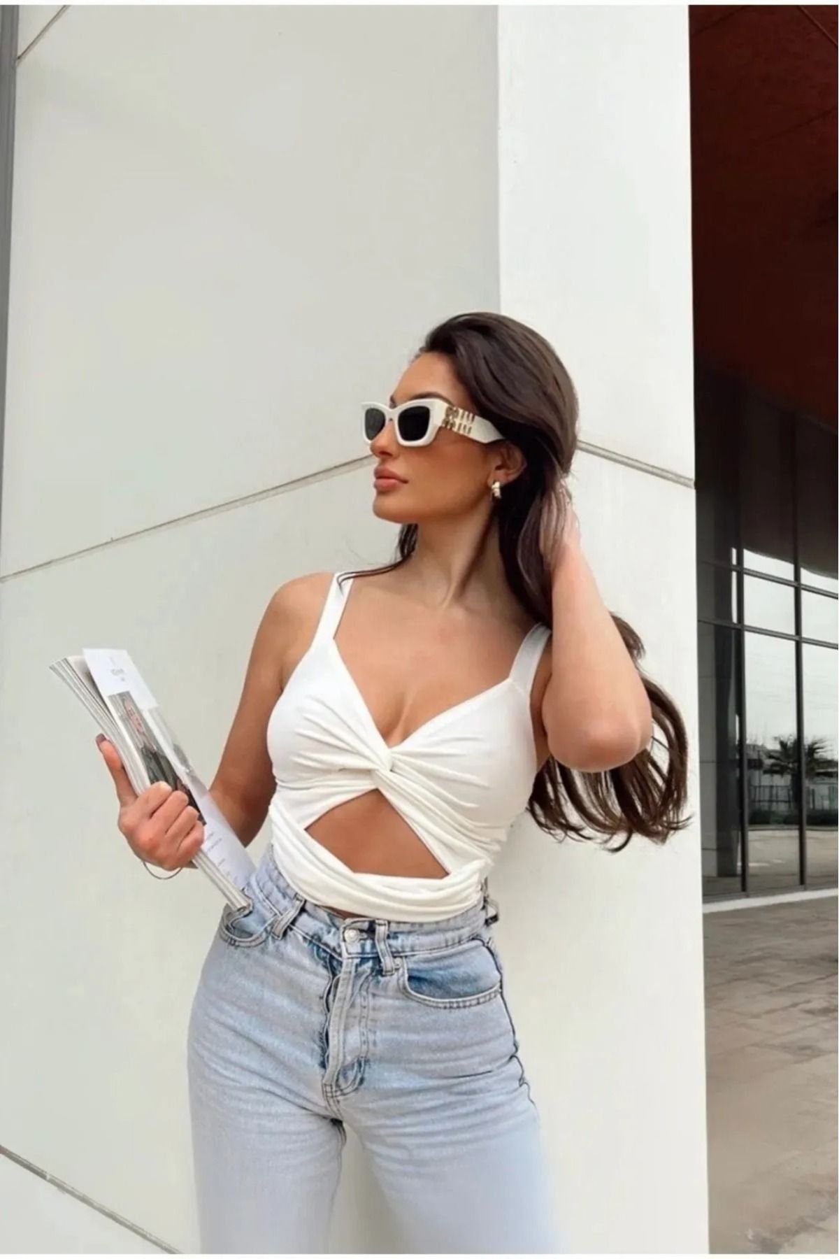 Lacesta Sandy Kumaş Askılı Bluz