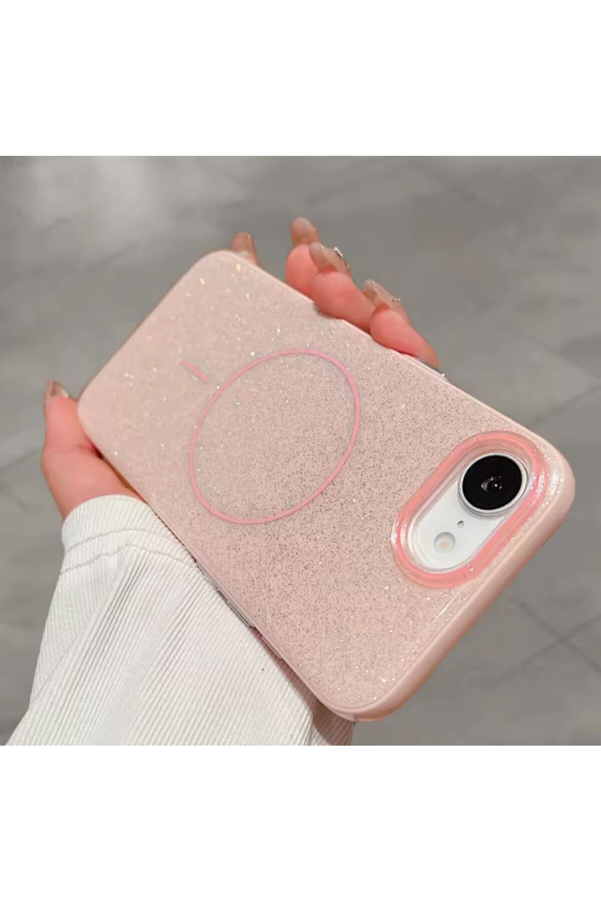 PEXURA TECH İPHONE 16 Simli Magsafeli Ue Premium Telefon Kılıfı