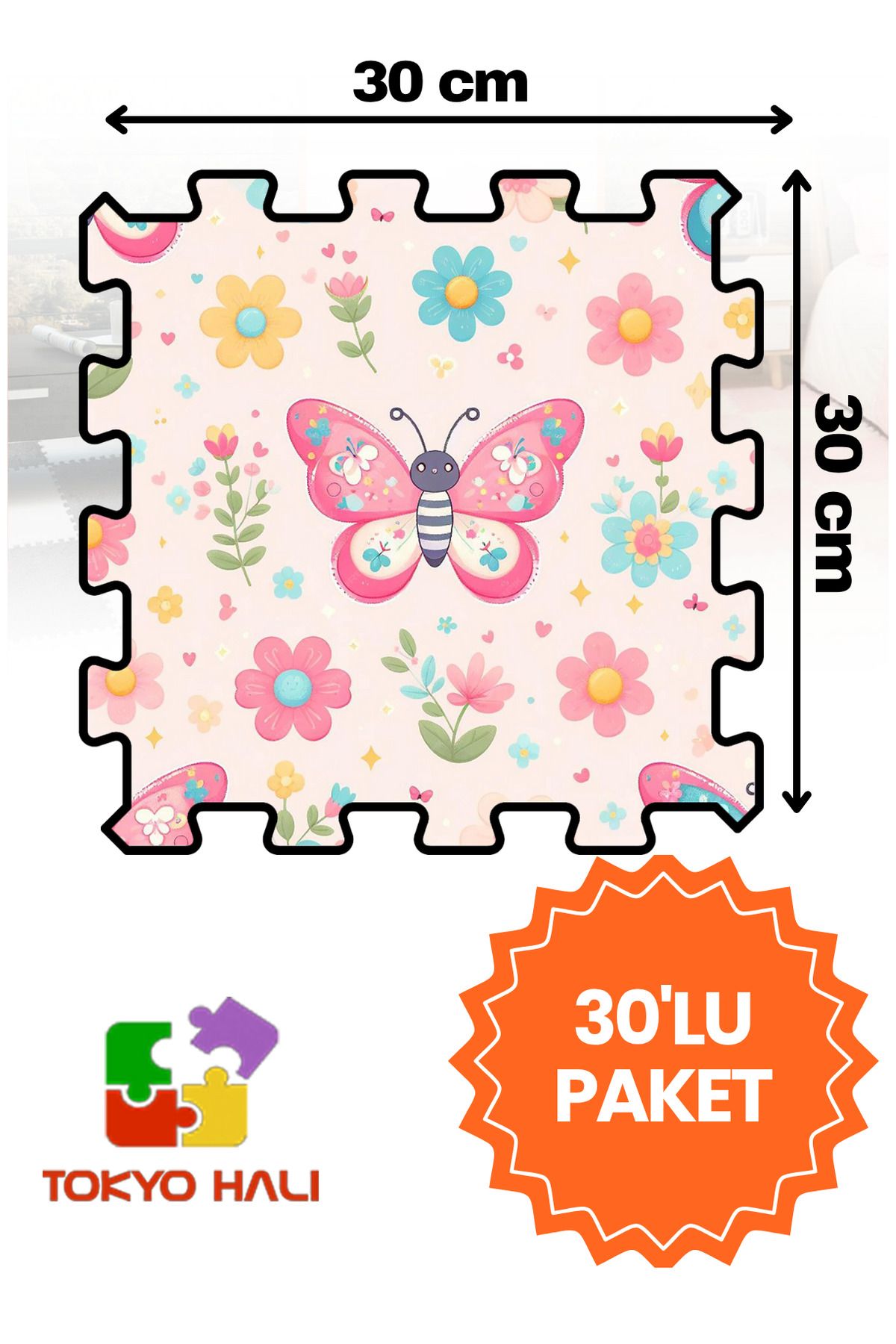 Tokyo Halı Puzzle Halı, Kendi Tasarımını Oluştur, Yapboz Halı, Peluş Halı