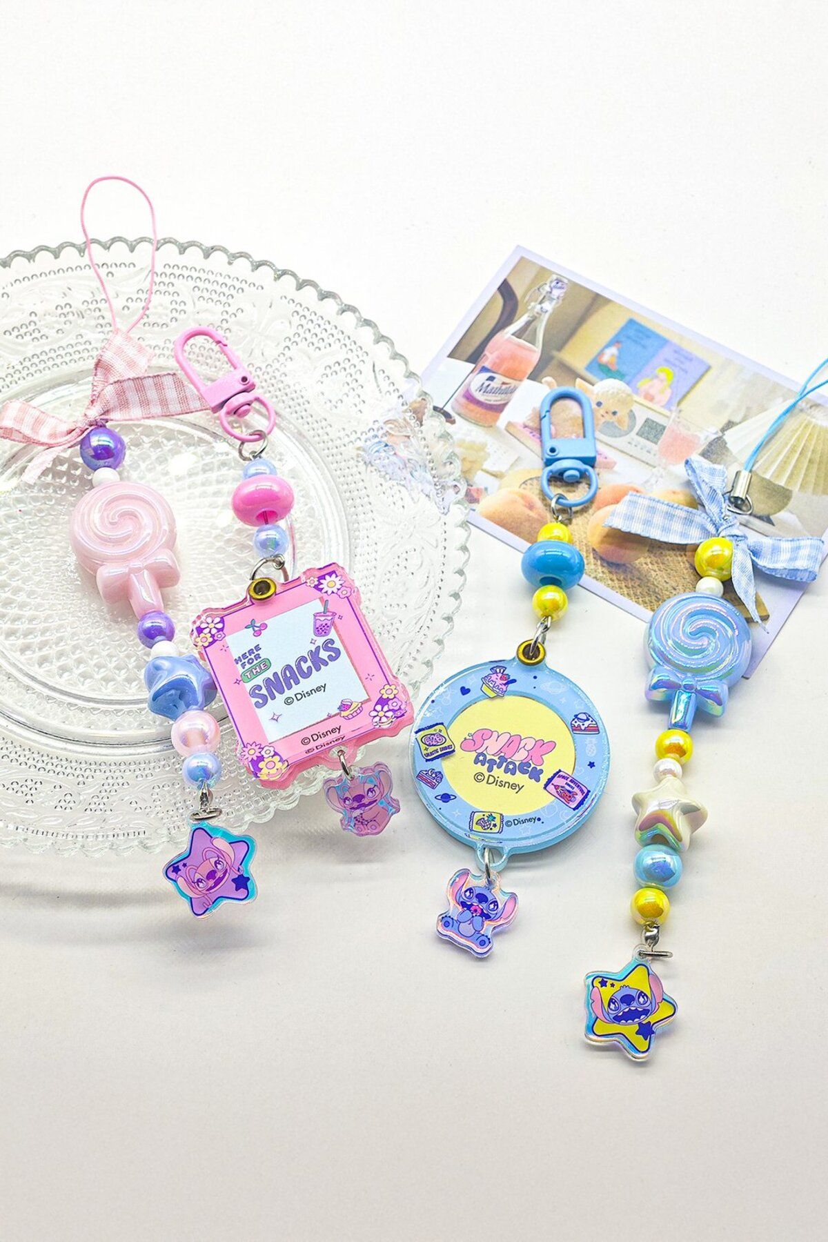 Miniso Disney Lilo&Stitch Lisanslı Parti Serisi Çerçeve Figürlü Anahtarlık