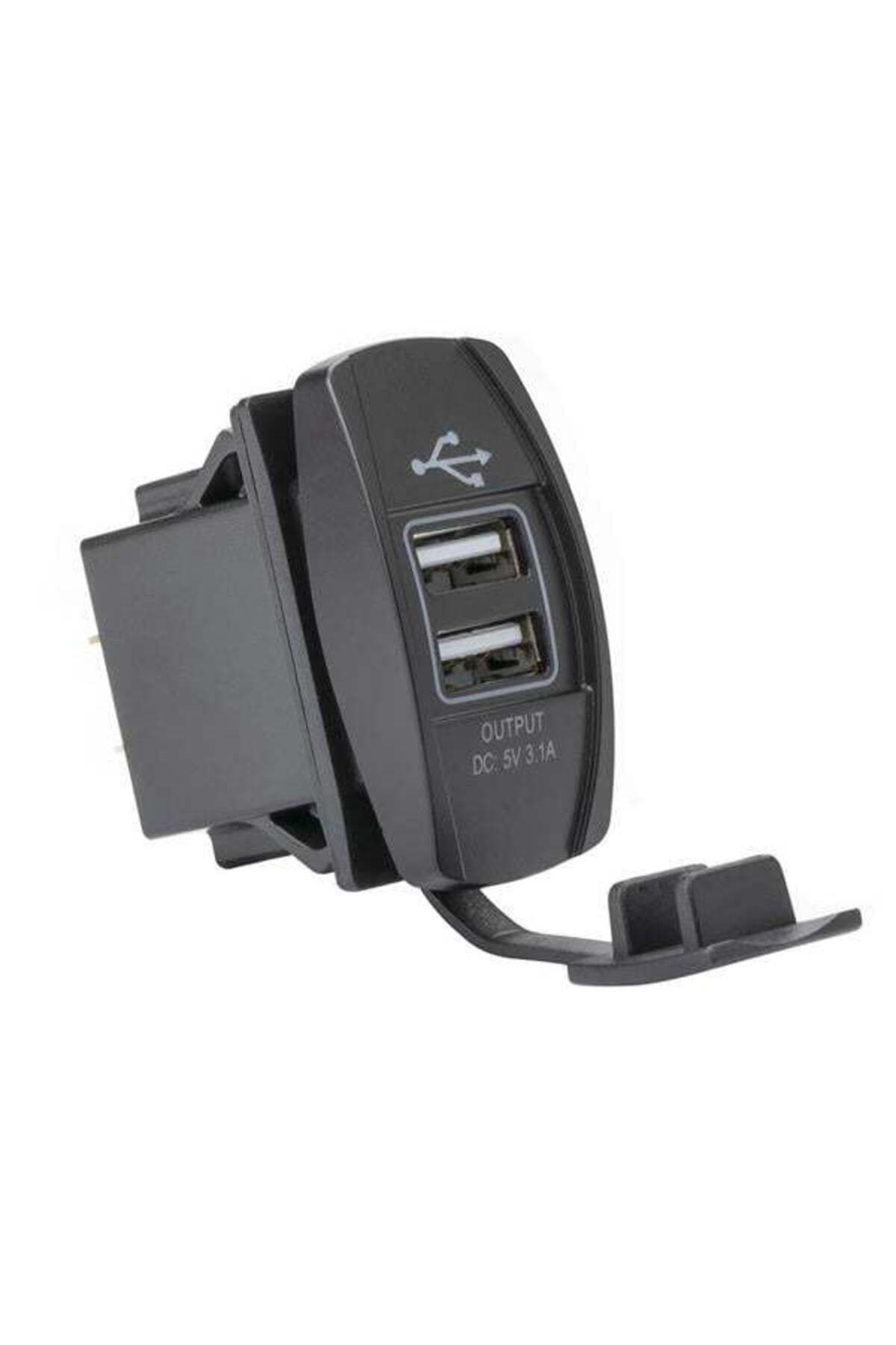 Zayla IC-266-C-3 Marin Tip 2'Li Gömme USB 5V 3.1A 12-24Volt