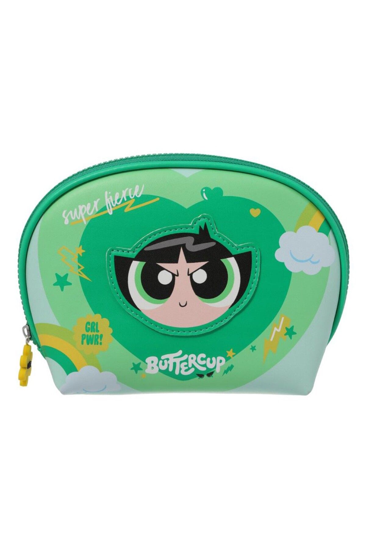 Miniso Powerpuff Girls Lisanslı Kozmetik Çantası - Buttercup