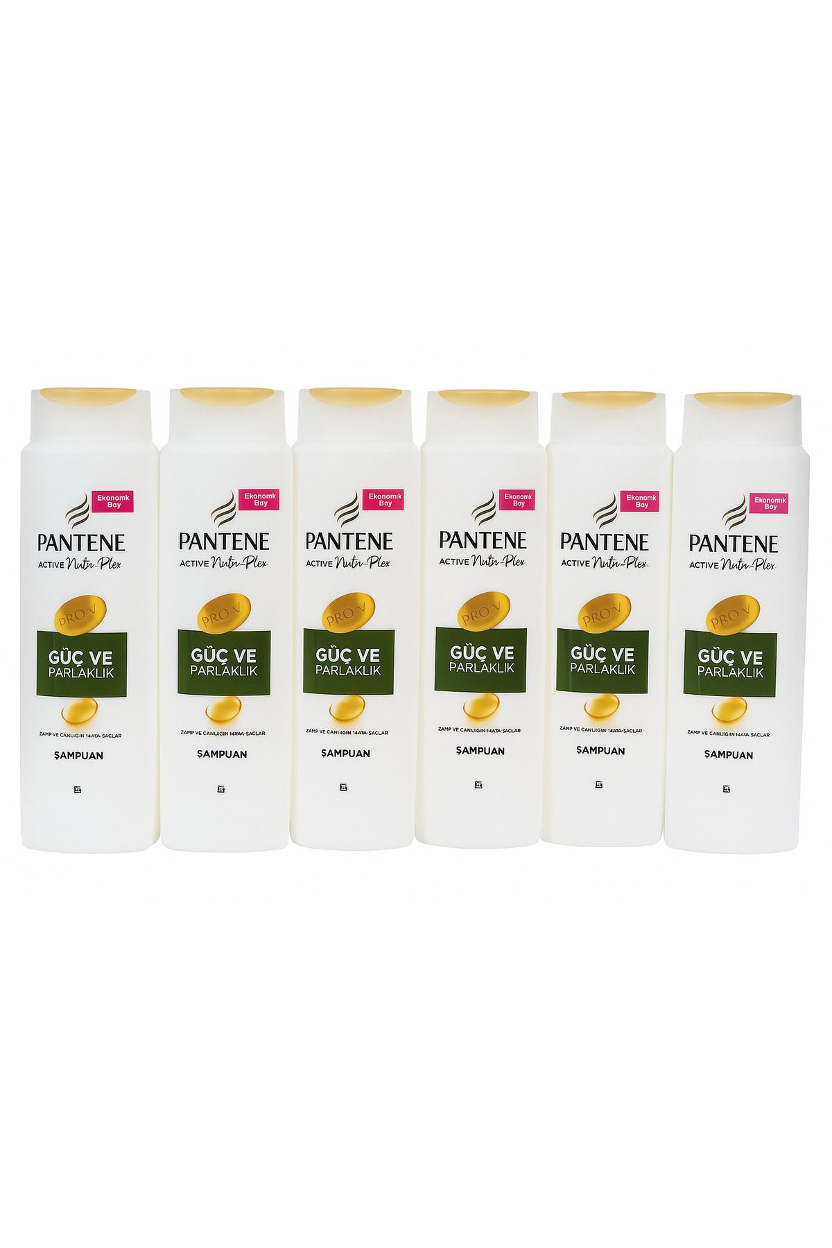 Pantene GÜÇ VE PARLAKLIK ŞAMPUANI 625 ML X 6 ADET
