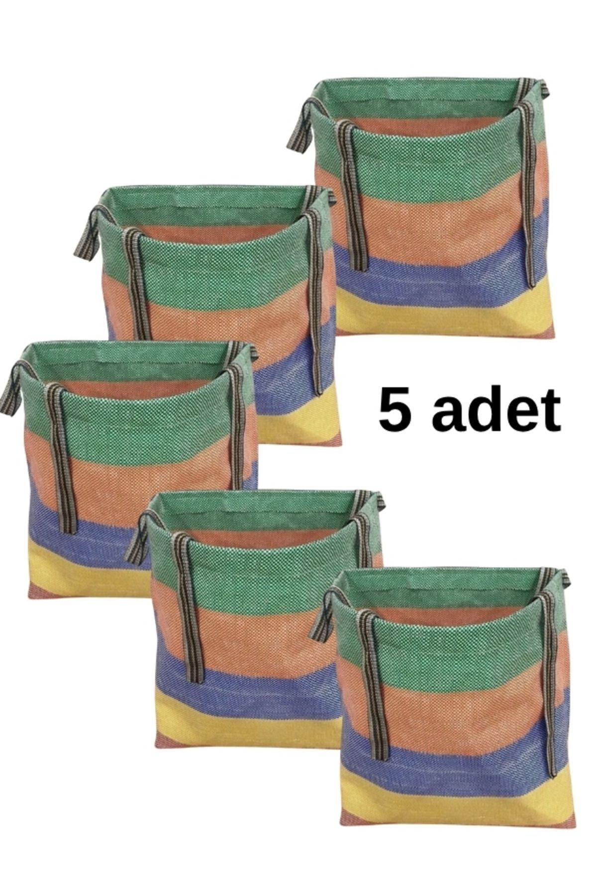 ÇAYLAR AVM Fındık Toplama Sepeti Renkli Kalın ve Kullanışlı 5 adet