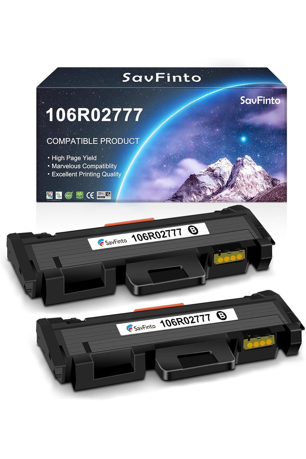 Xerox WorkCentre 3215 3215NI 3225 3225DNI Phaser 3260 3260DI 3260DNI 3052 (3,000 Pages, Black, 2-Pack)