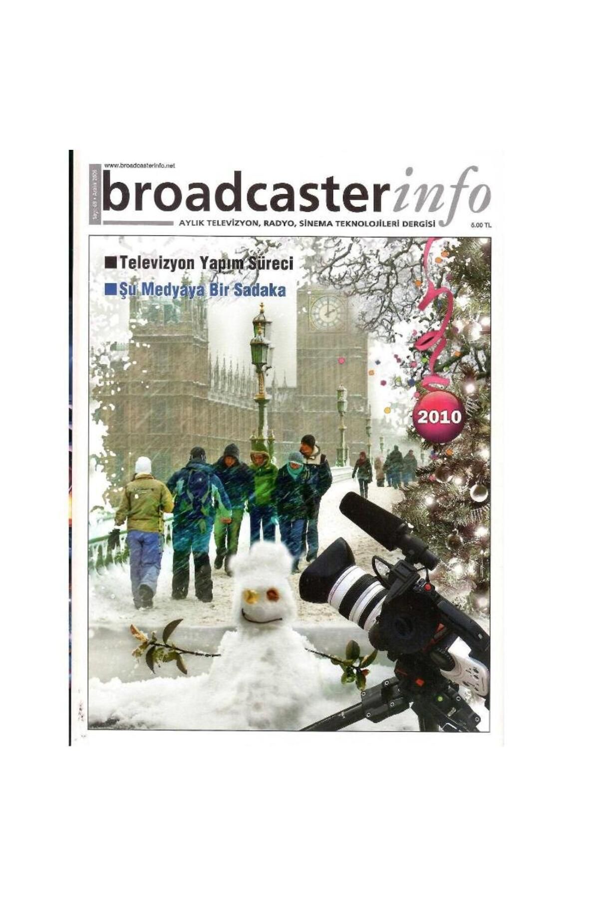 Kişisel Yayınlar Broadcasterinfo: Şu Medyaya Bir Sadaka (Sayı: 69-Aralık2009 Retro Koleksiyon Eski Baskı)