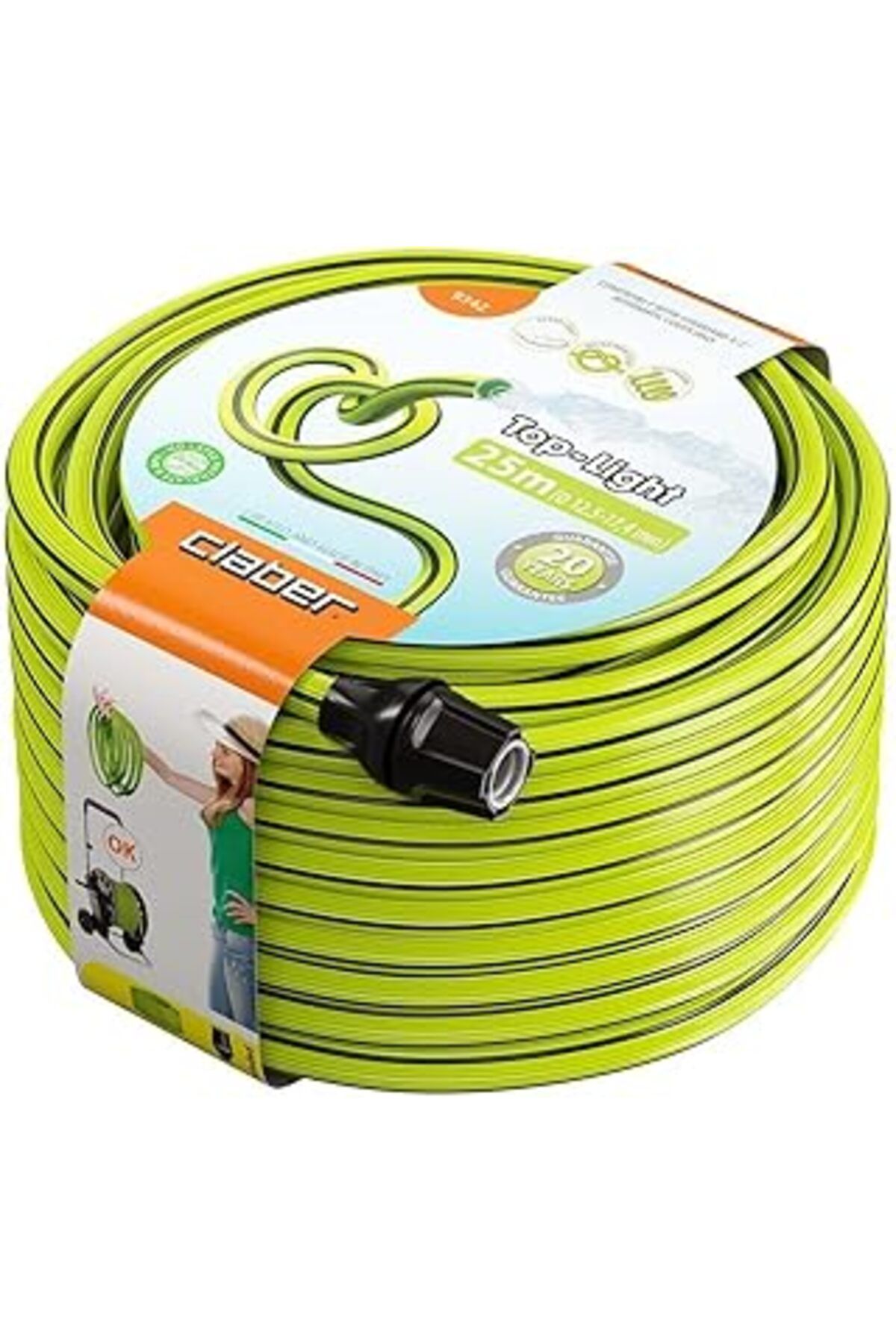 Pazarcan Claber 9342 Toplight Hortum, 25 Metre, ½ İnç