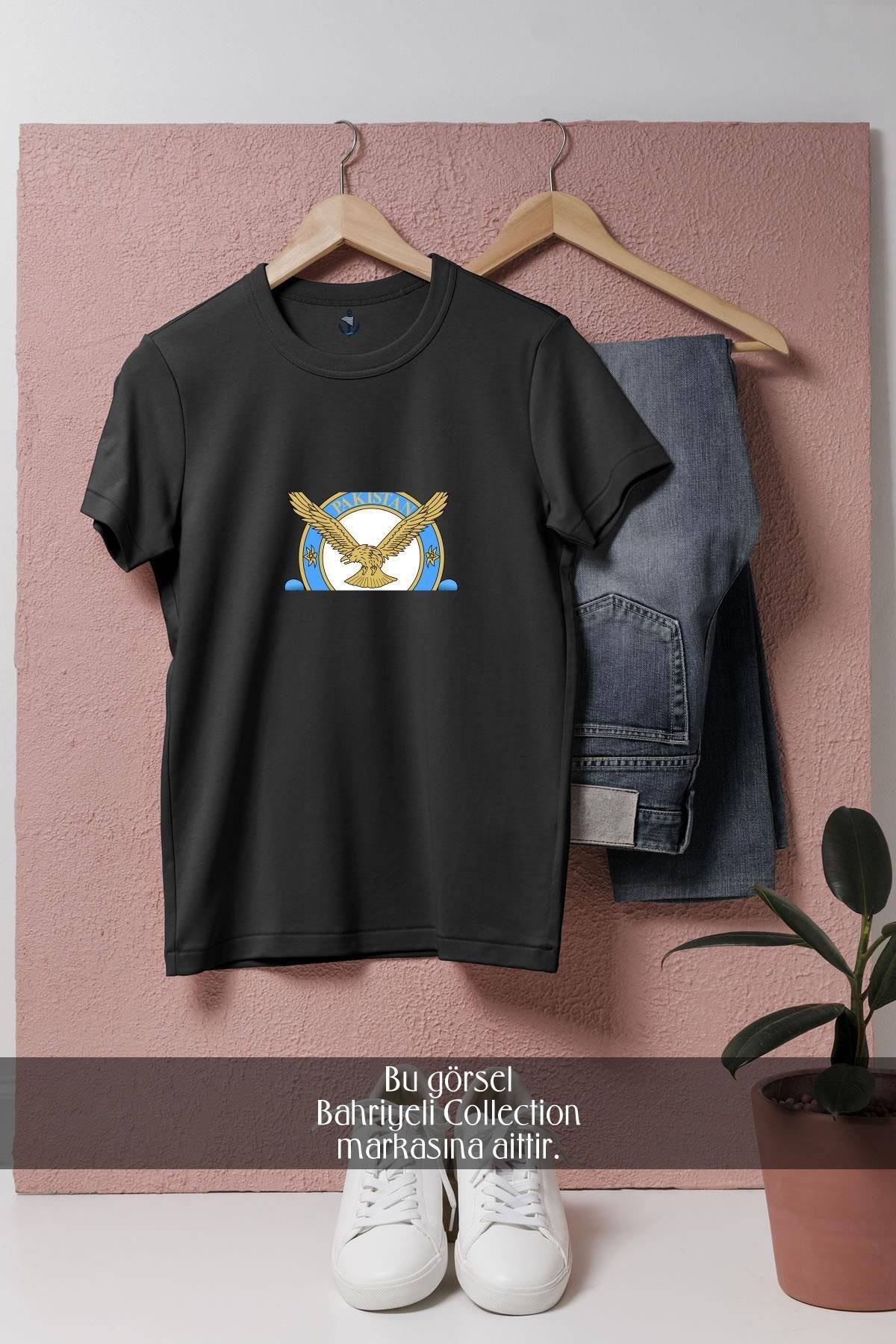 Bahriyeli Collection Oversize Pakistan Hava Kuvvetleri Tasarımlı Unisex T-Shirt