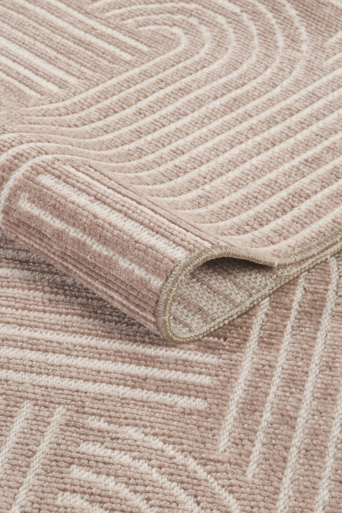 ModaLisaHome Yıkanabilir Kaymaz Taban Antialerjik Vizon Salon Yolluk Koridor Çocuk Halısı 339 Nora Kilim