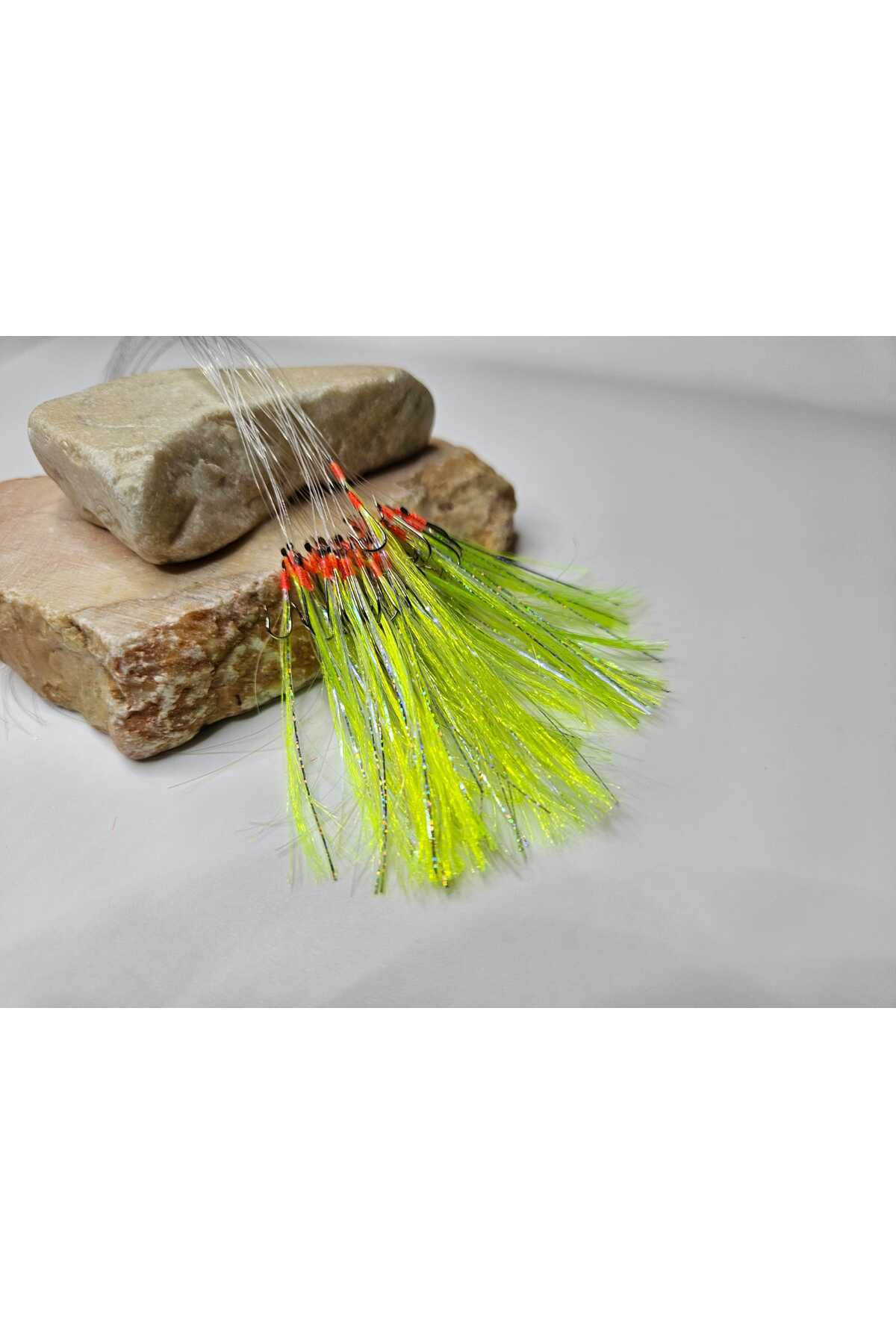 ALDOS Çapari Köstek 50'li İstavrit, Çapari Kösteği 10 no brkc19 Limon UV