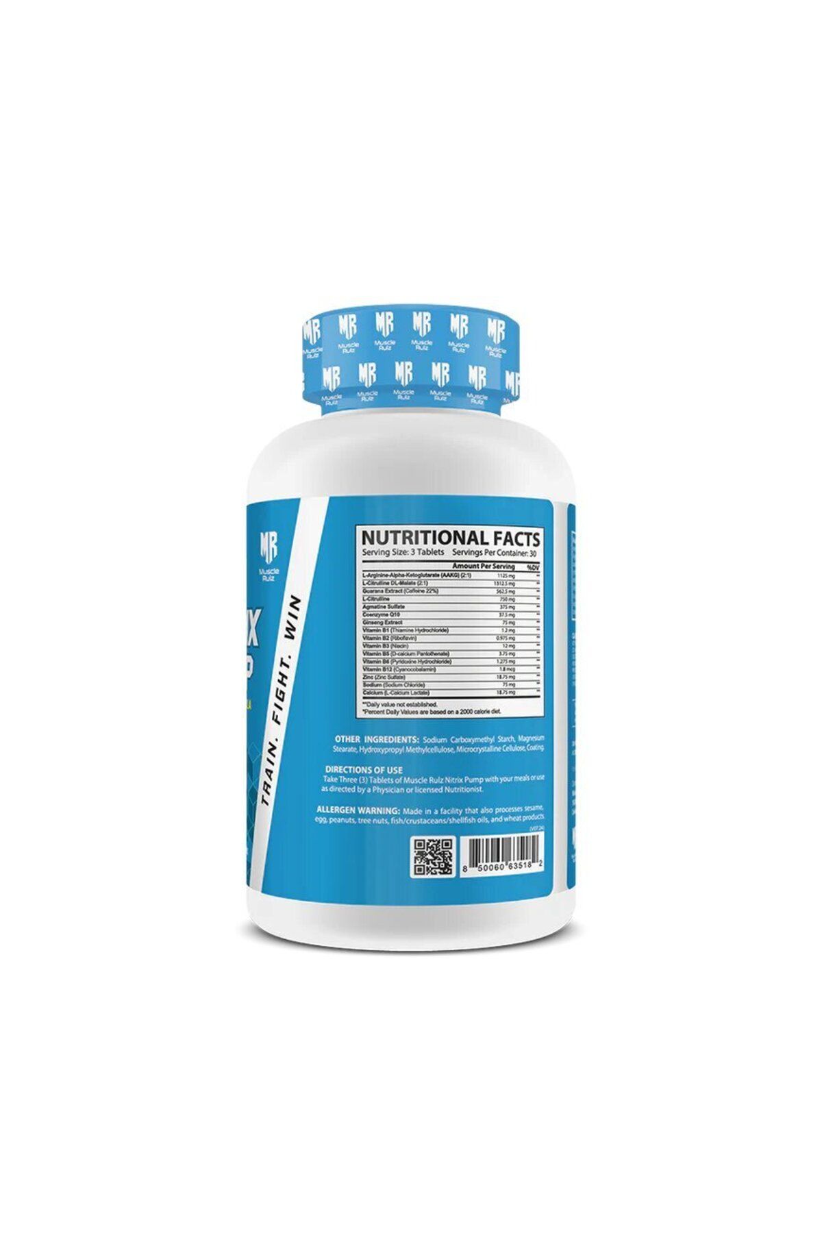 Muscle Rulz-Nitrix Pump, Advanced formula 2.0, 90 Tabs, 30 Servings 3