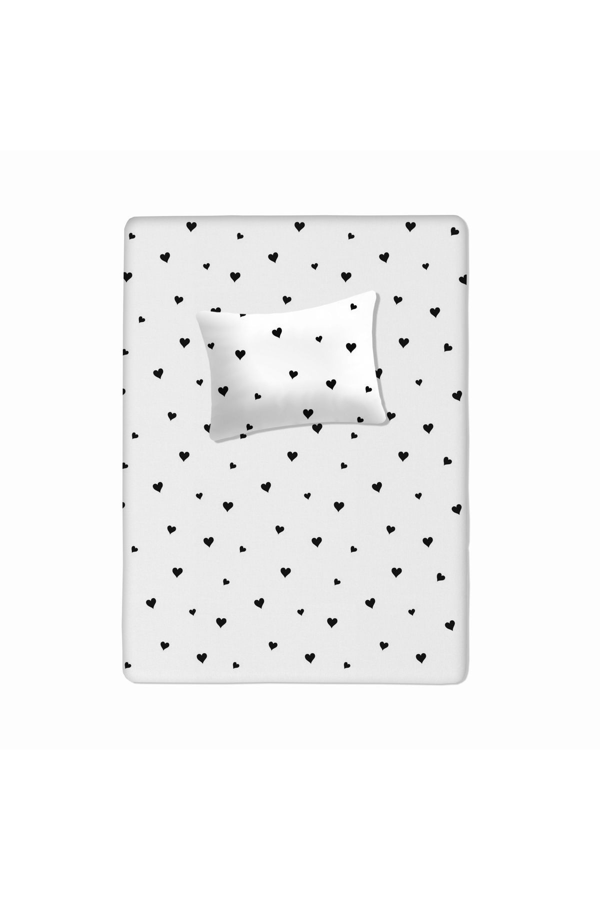 Lief Home %100 Pamuklu Bebek Lastikli Çarşaf 70x130+20 | Bebek Yastık Kılıfı 35x45