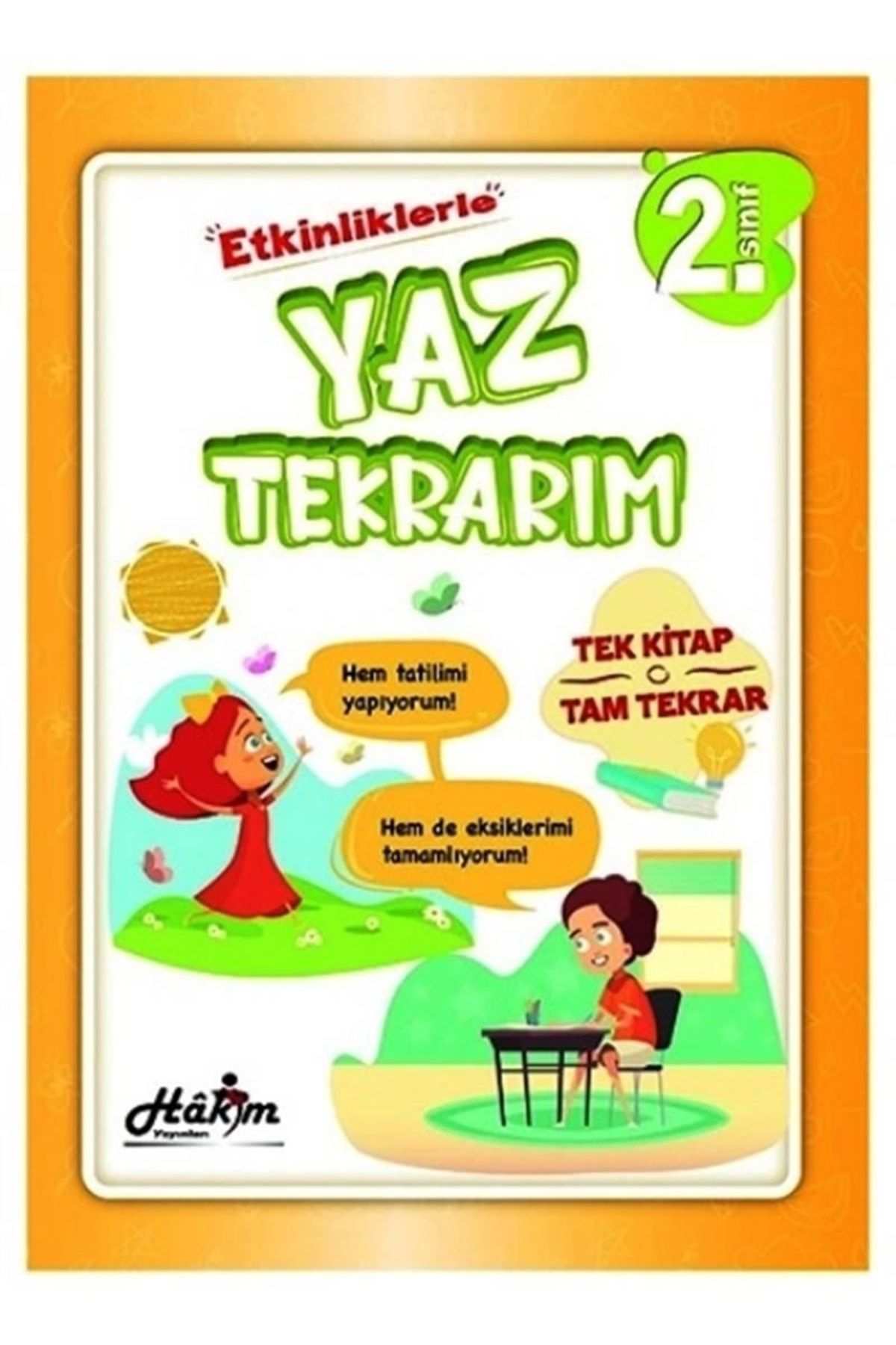 Hakim Çocuk HAKİM 2.Sınıf Etkinliklerle Yaz Tekrarım (Yaz Tatili Kitabı)