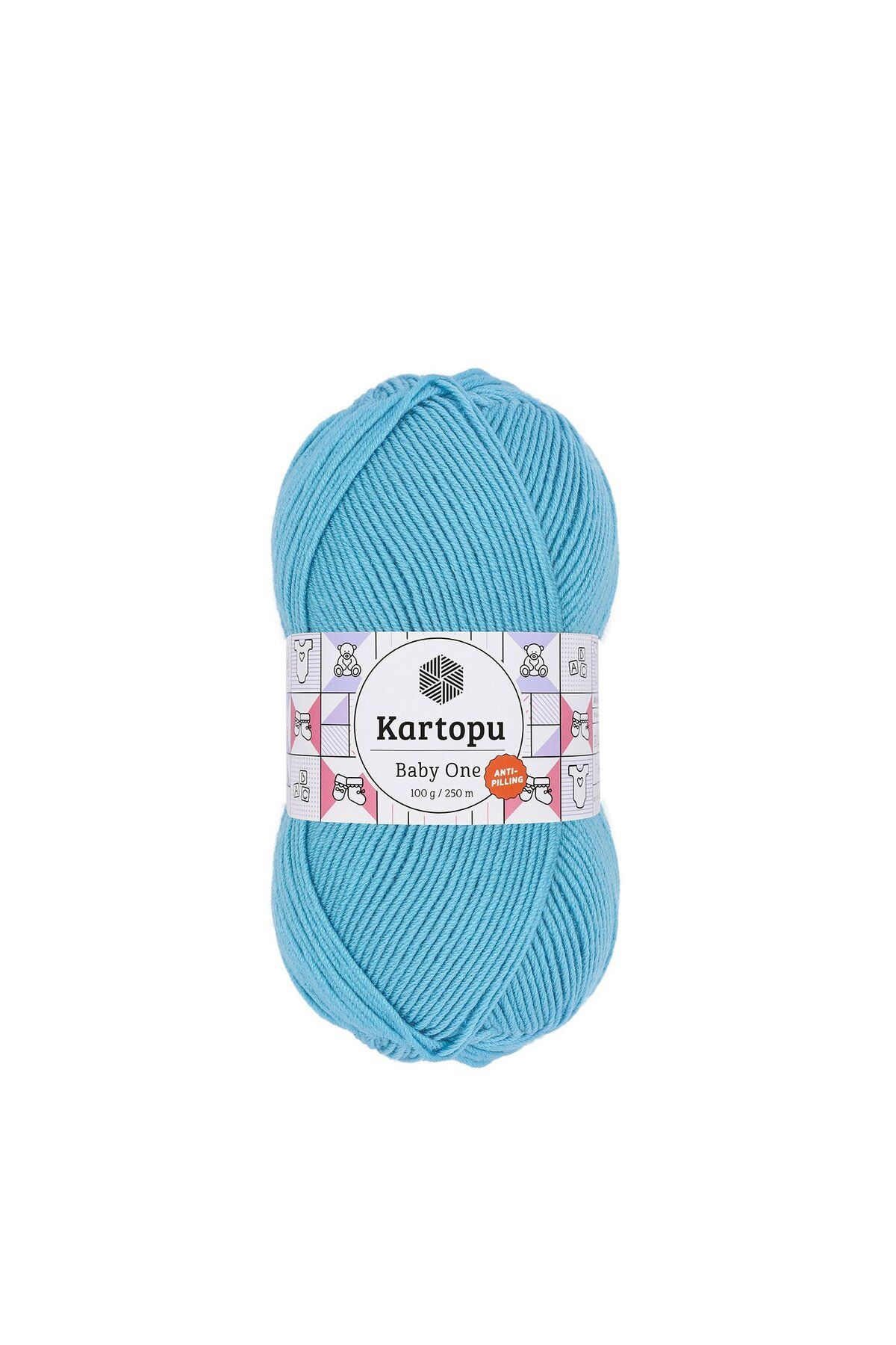Kartopu Baby One %100 Anti-pilling Bebek İpi K576 Turkuaz