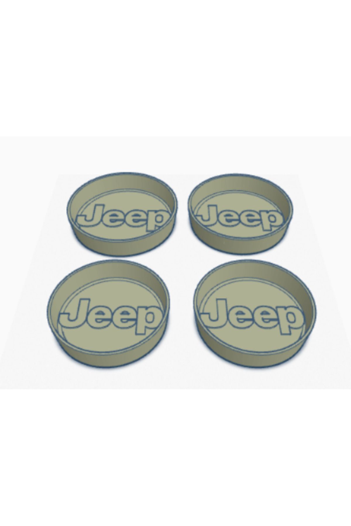 talaşoğlu Jeep Wrangler JK Kupa Tutucu bardak altlıkları