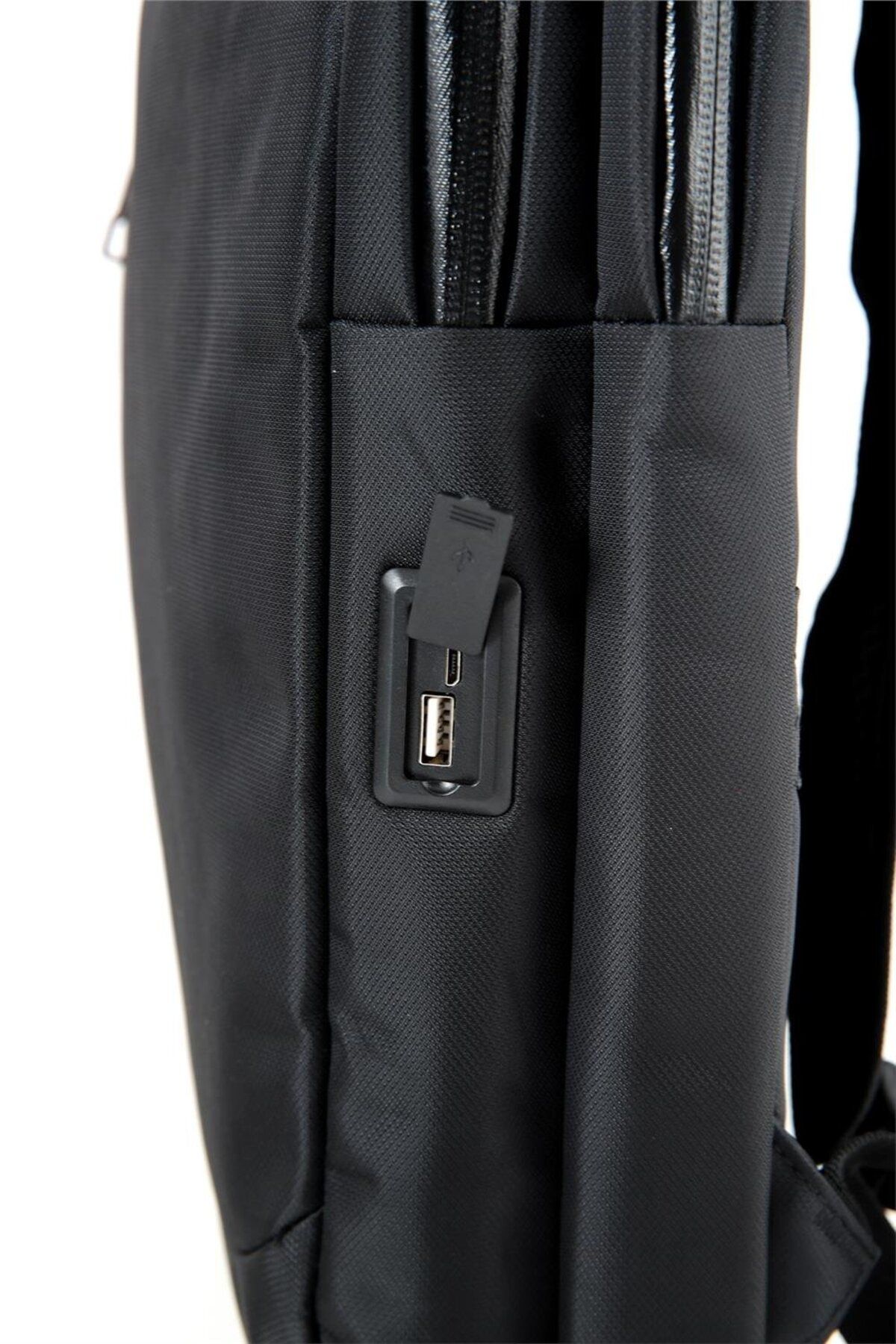 ÇÇS-Ççs Laptop Compartment Backpack with USB Port 6