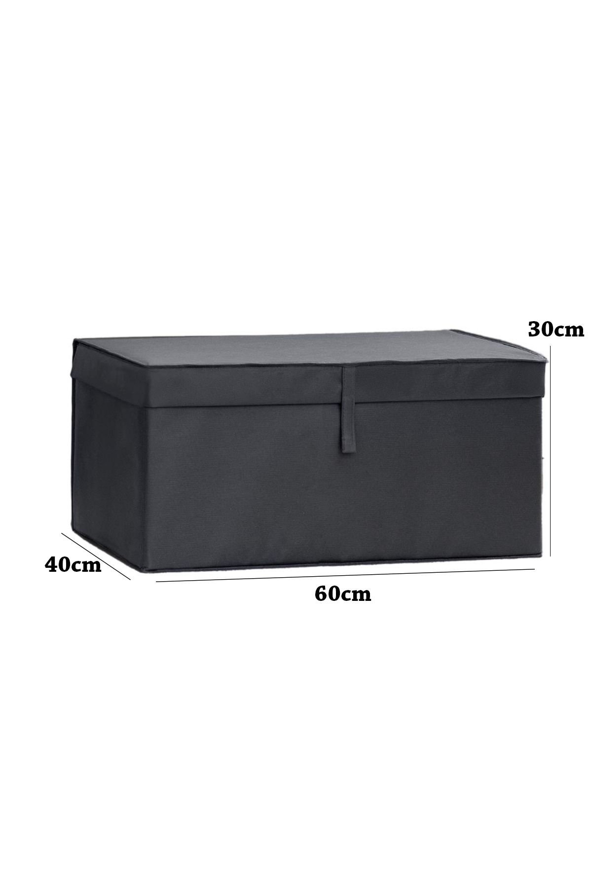 FORSACE-صندوق تخزين الملابس متعدد الأغراض، إلخ، صندوق تخزين ميجا 60x40x30 سم أنثراسيت 3