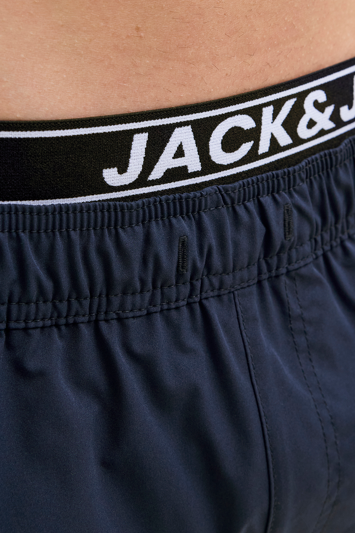 شورت مایو شنا مردانه طرح لوگو با کمر کشی - Maui مردانه راسته فاق نرمال | جک اند جونز Jack & Jones 12272949 - تصویر 4