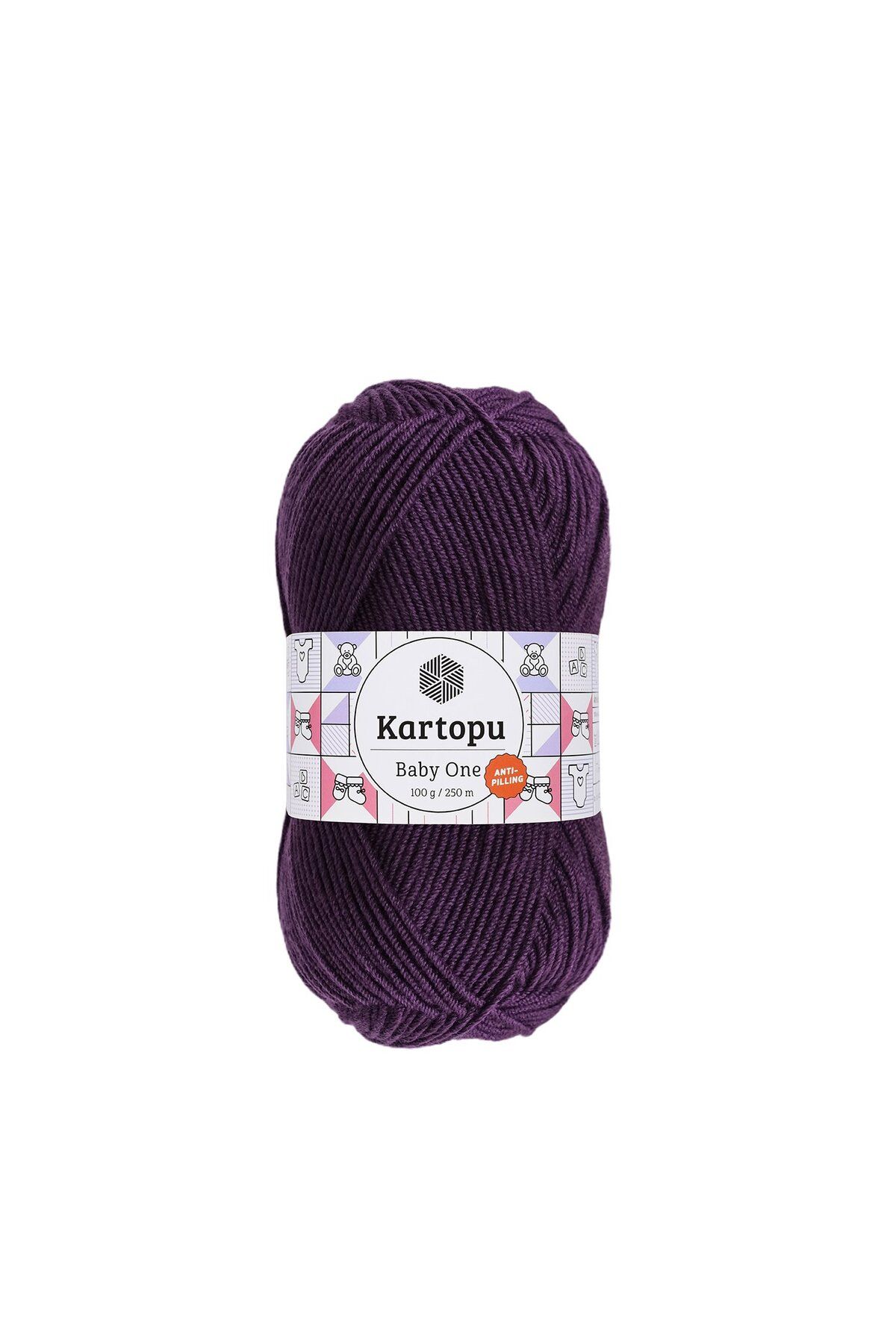 Kartopu Baby One %100 Anti-pilling Bebek İpi K721 Mor