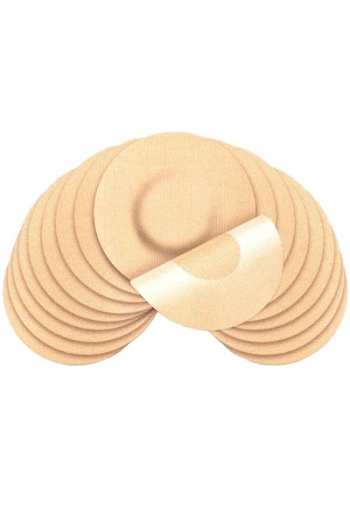 TrioStore-Set of 40 patches for fixing the blood glucose sensor with extra adhesive, 7.5 cm, Beige 1