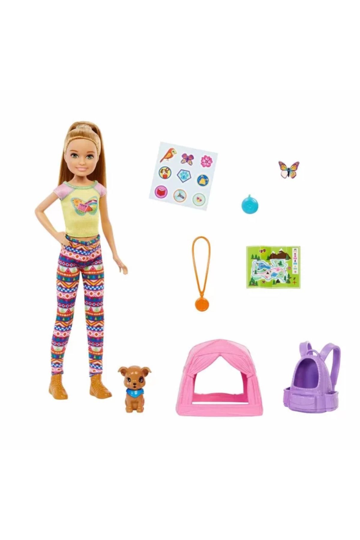 Angel Of Life Barbie nin Kız Kardeşleri Kampa Gidiyor Oyun Seti HDF69