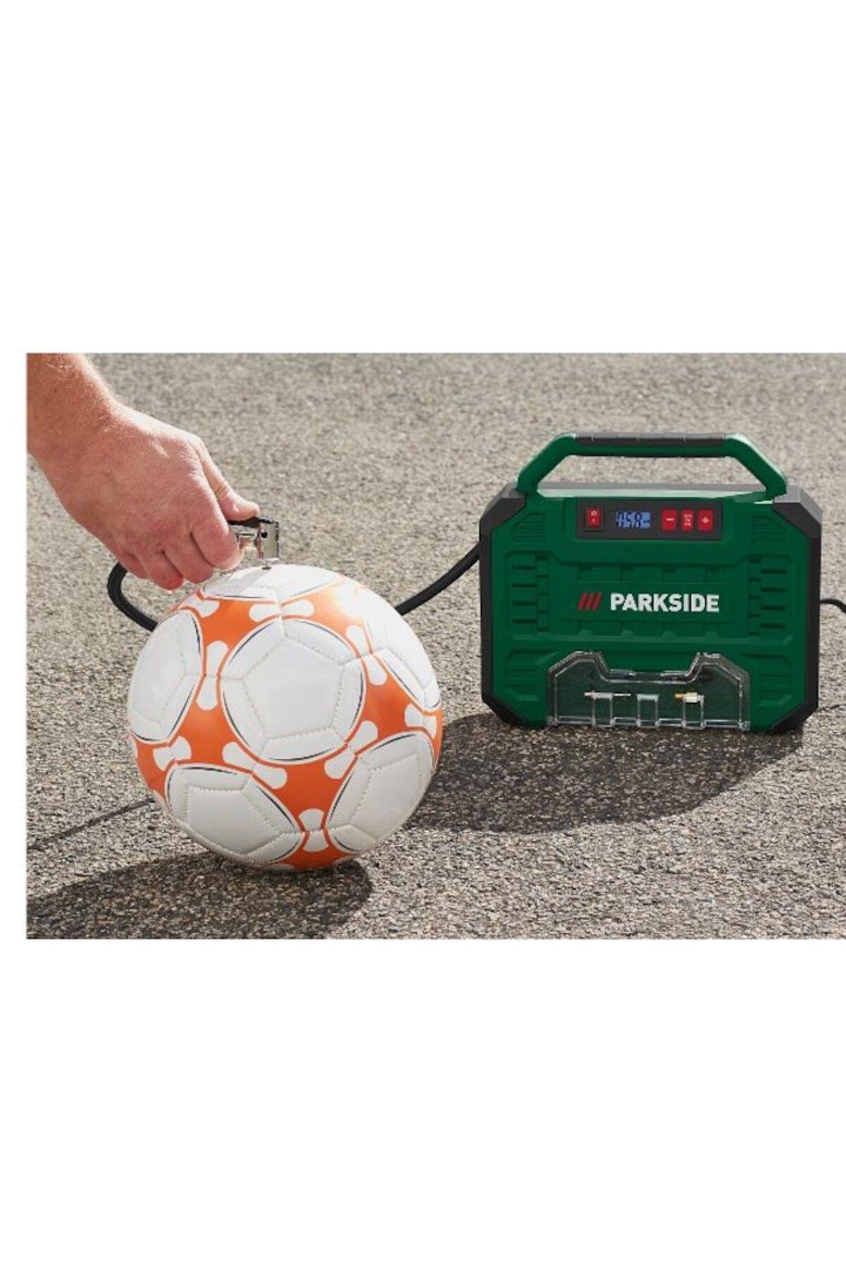 PARKSIDE-Portable Compressor with Digital Display PARKSIDE PMK 150 A1, 12V / 230V 3