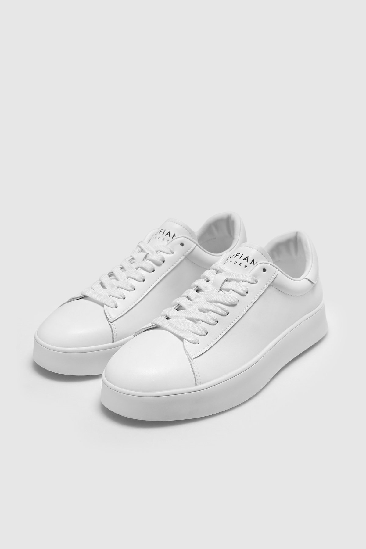 Lufian  111230254 Anton Sneaker Erkek Deri Ayakkabı BEYAZ - Görsel 4