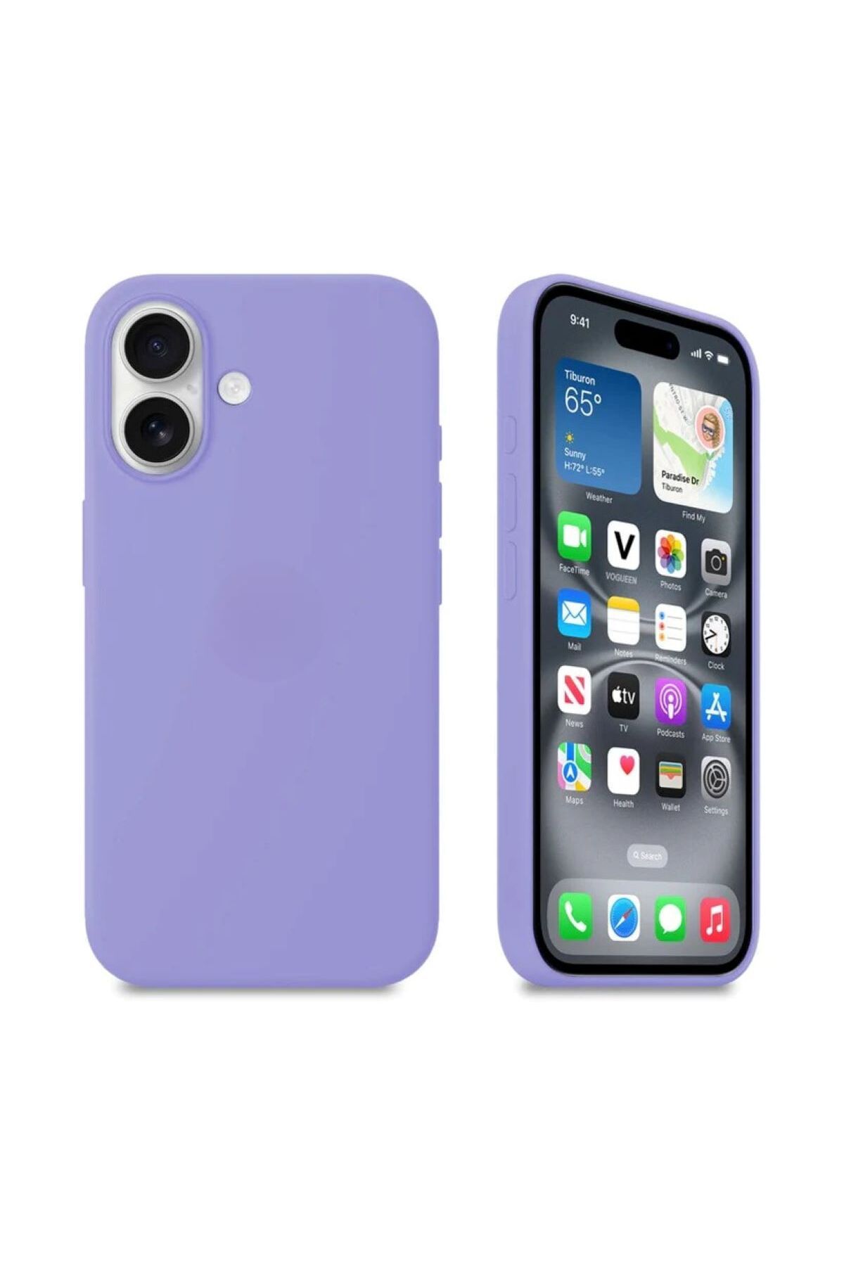 CatzeiN İphone 16 Plus İle Uyumlu İçi Kadife Lansman Silikon Kılıf