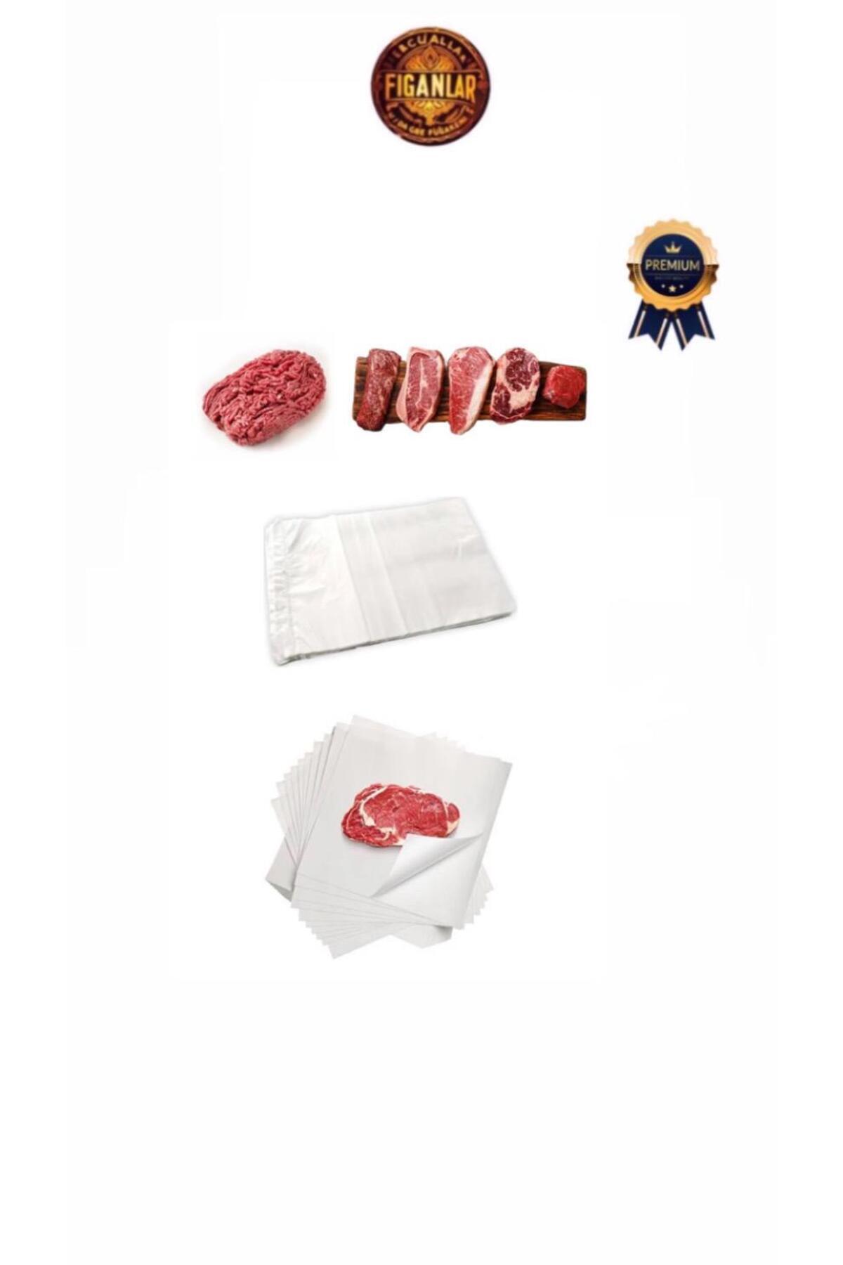 figanlar ambalaj Plass Kağıt Plass Naylon/Kasap Poşeti/Kıyma Poşeti/Et Poşeti 50 Adet