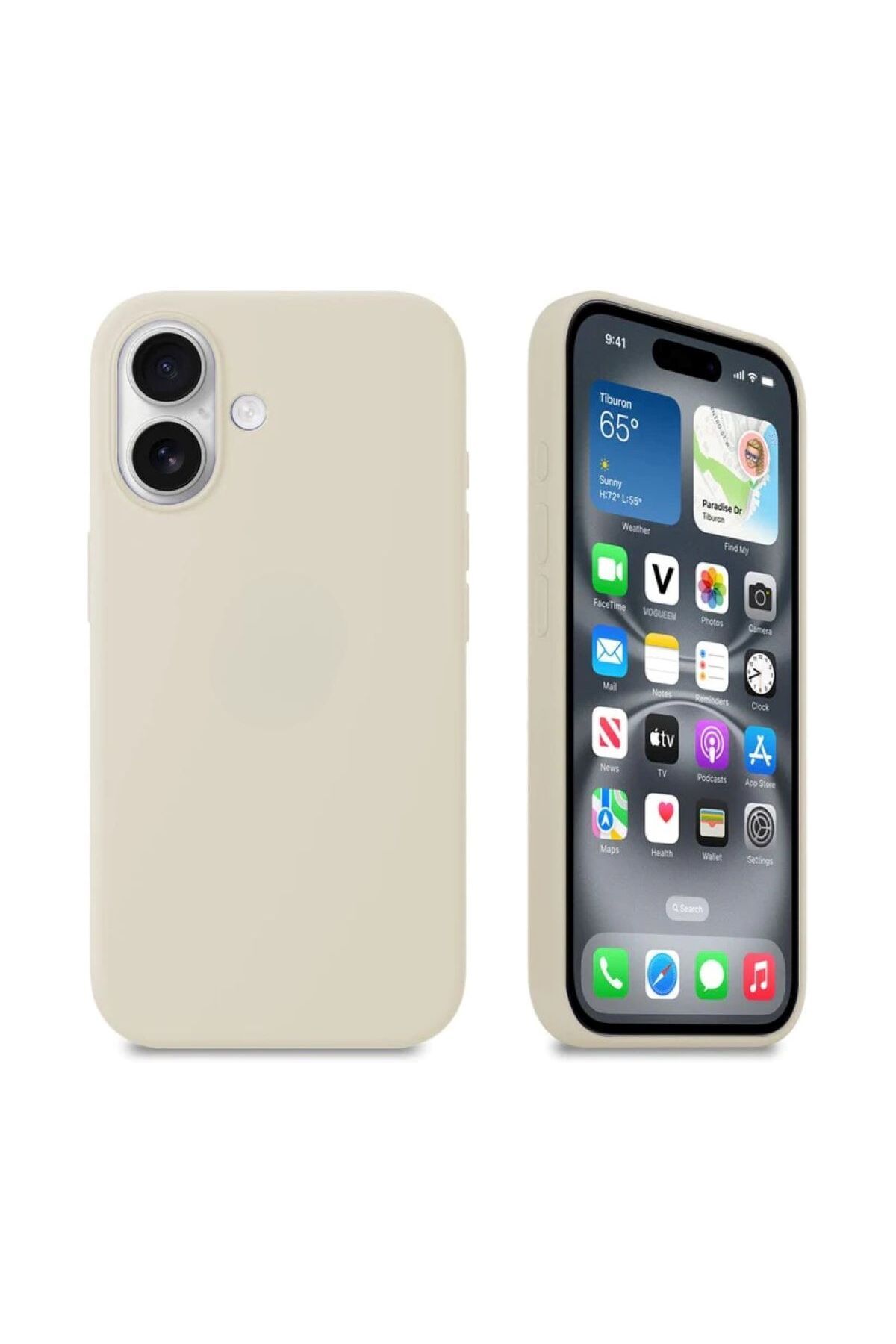 CatzeiN İphone 16 Plus İle Uyumlu İçi Kadife Lansman Silikon Kılıf