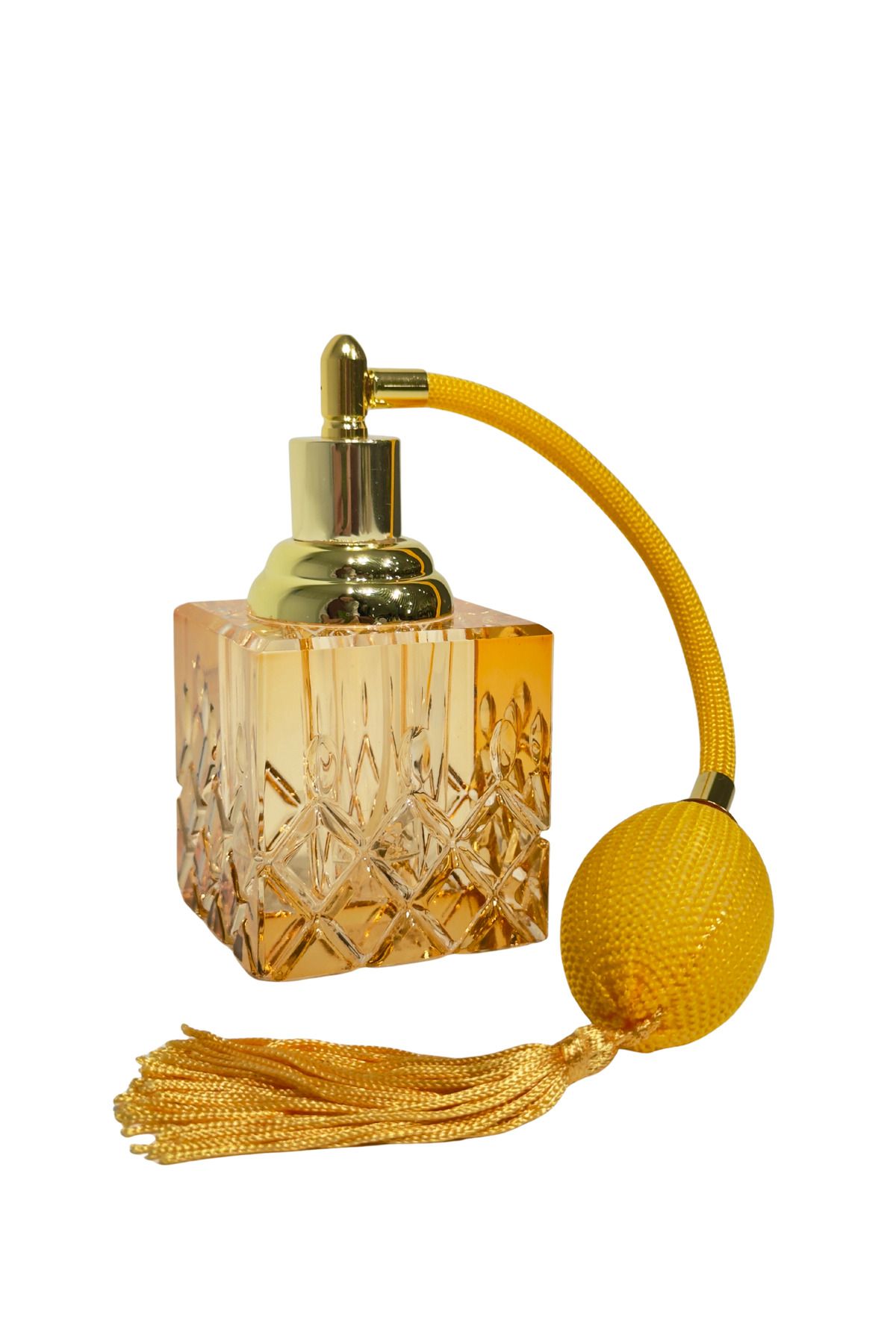 Lara Decor Vintage Dekoratif Parfüm Şişesi Mirrel Turuncu