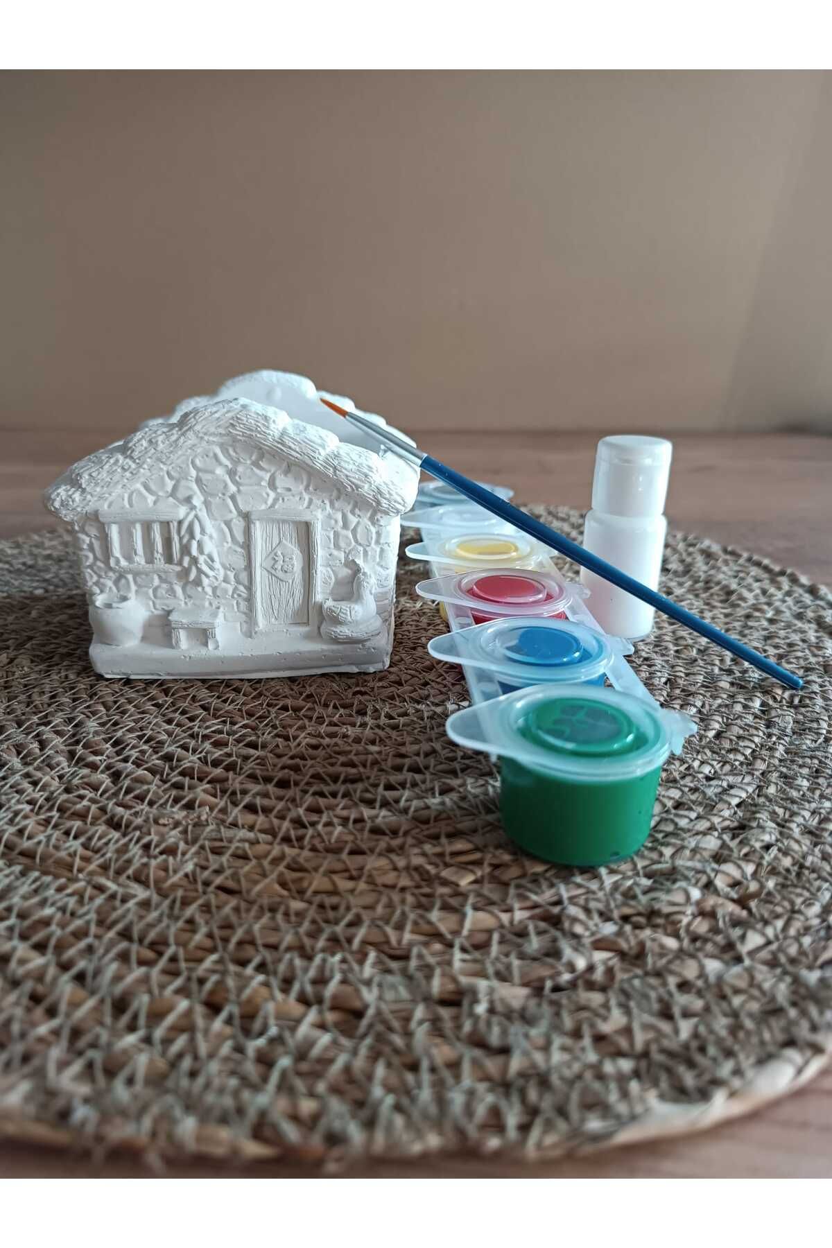 OgiPaint Köy Evi Kalemlik-Saksı Boyama Seti