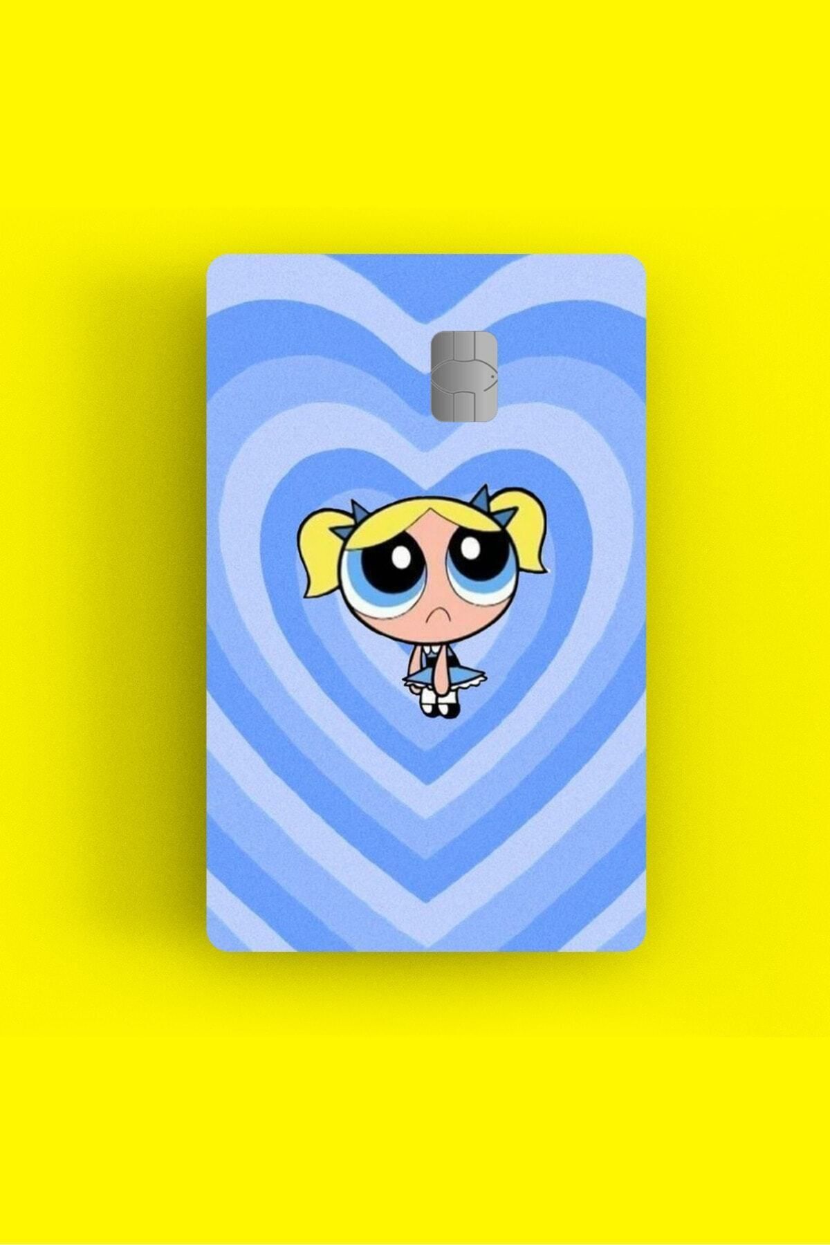 MS Major Selection Power Puff Girls Bubbles Kredi Kartı Sticker Kaplama