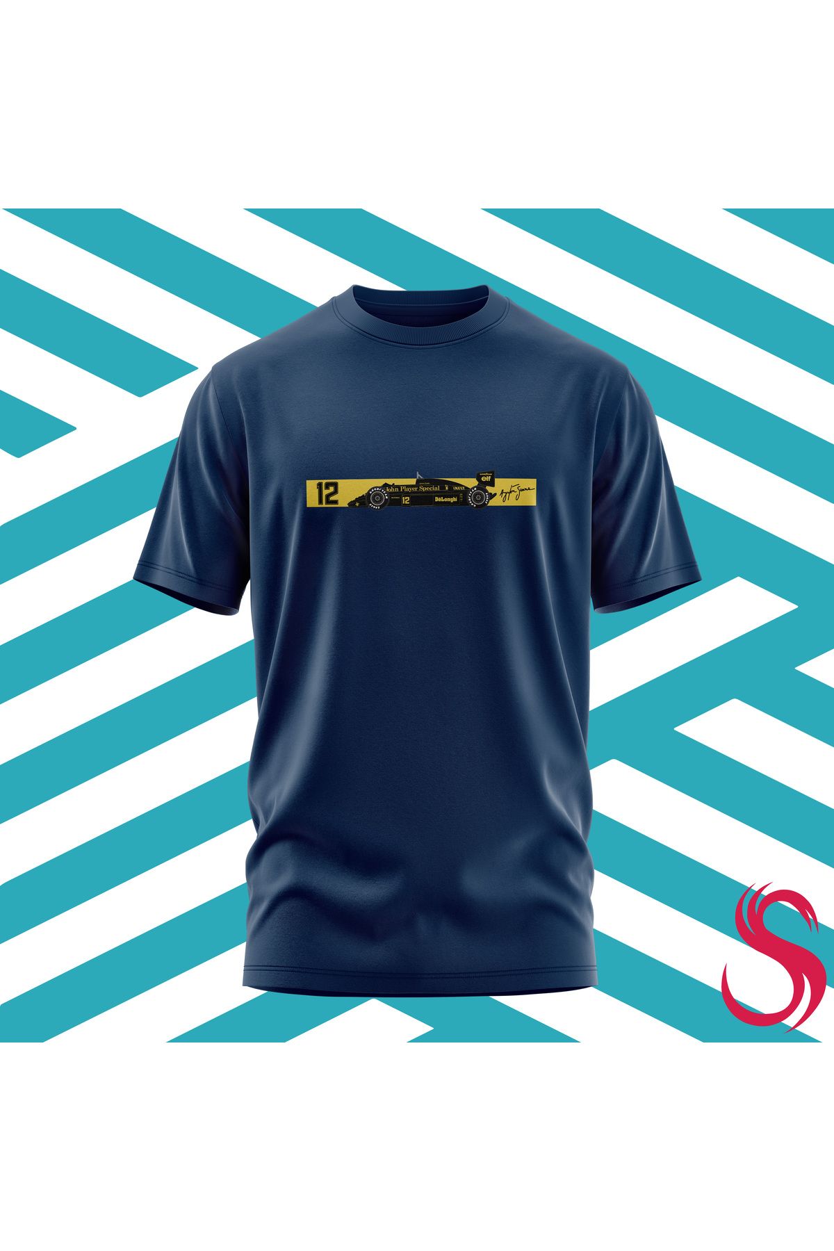 Scudetto T-Shirt Aytron Senna Lotus Unisex Tişört