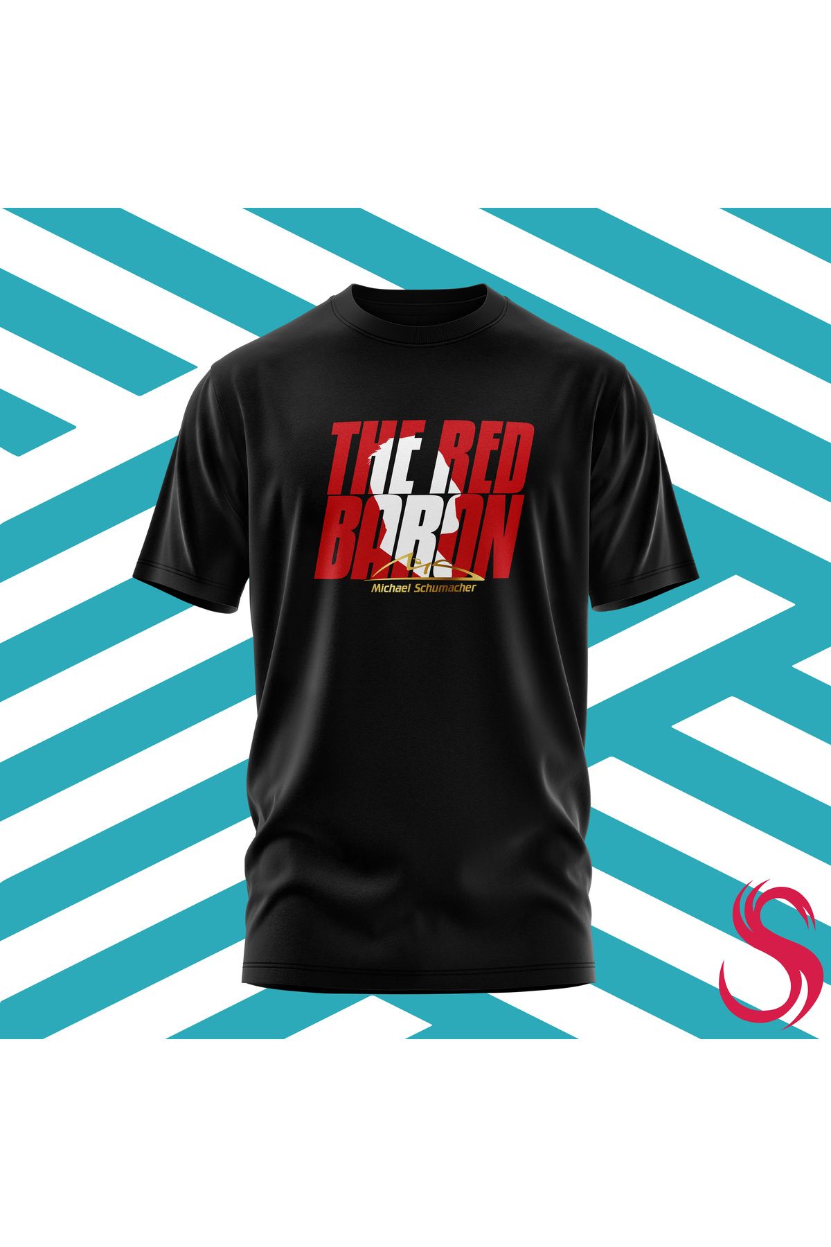 Scudetto T-Shirt Michael Schumacher Red Baron V2 Unisex Tişört