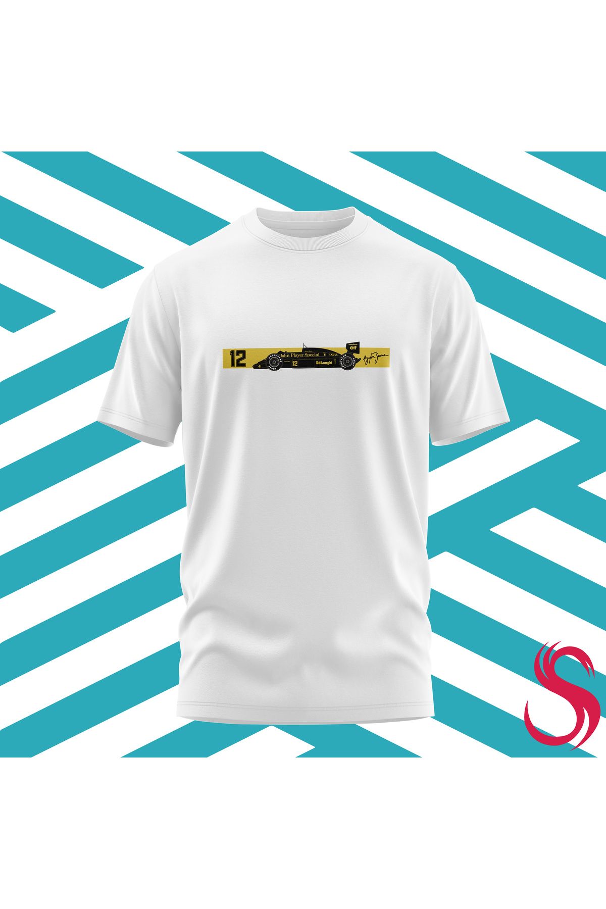 Scudetto T-Shirt Aytron Senna Lotus Unisex Tişört