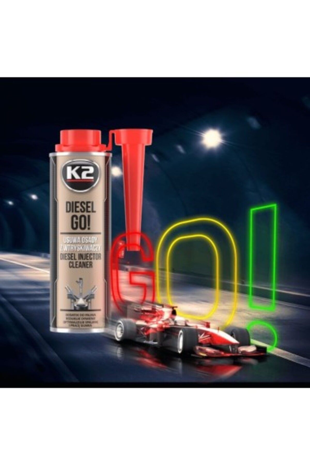 K2-Diesel Additive, Injector Cleaning and Protection K2 Disesel Go!, 250ml 2
