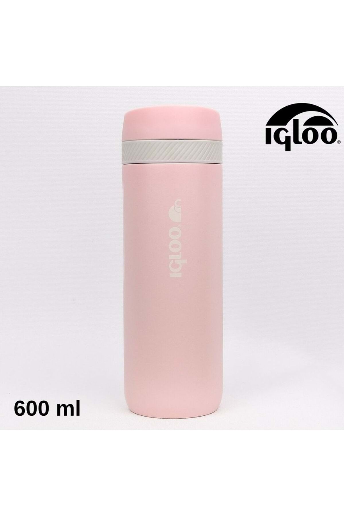 IGLOO Squid Termos 600ml Kilitli Kapak Matara PEMBE