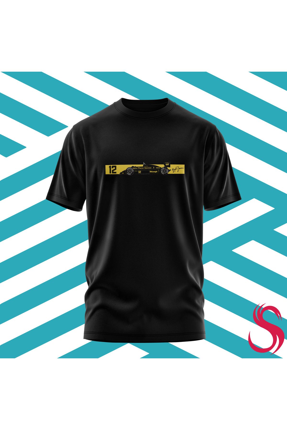 Scudetto T-Shirt Aytron Senna Lotus Unisex Tişört