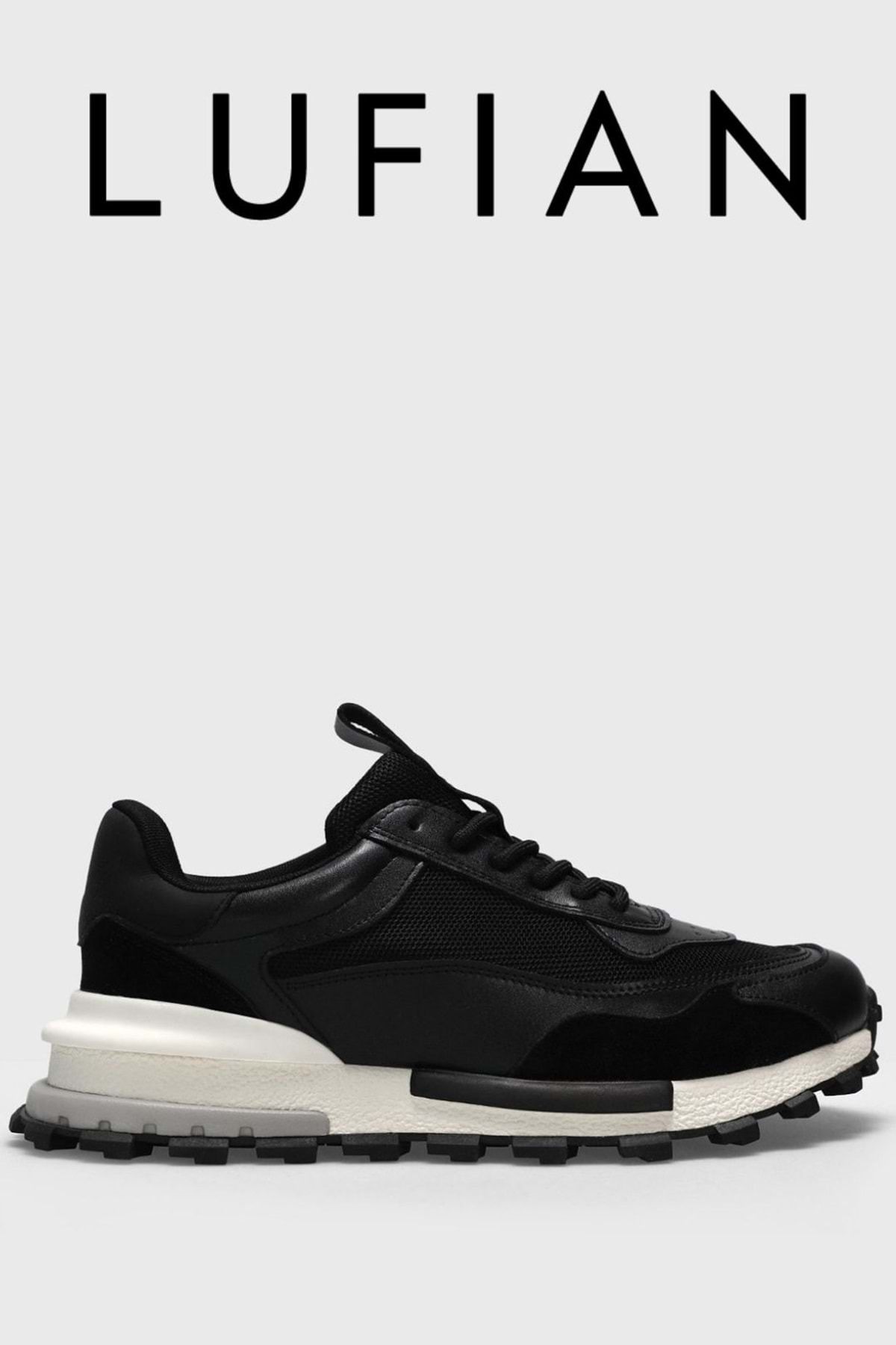 Lufian 111230265 Henry Sneaker Erkek Deri Ayakkabı SİYAH