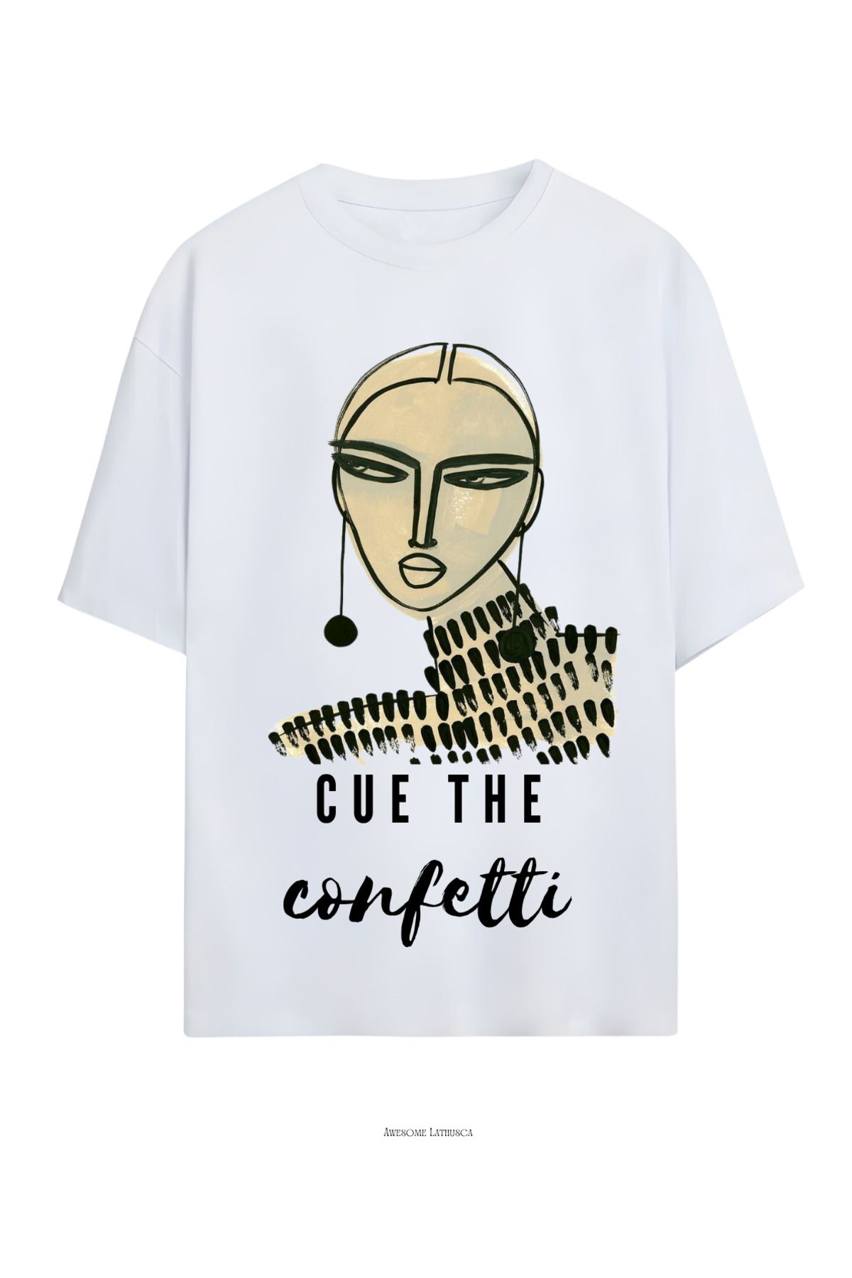 MAGORS GraffTee %100 Organik Pamuk Bisiklet Yaka Illustrasyon Baskılı Özel Tasarım T-shirt