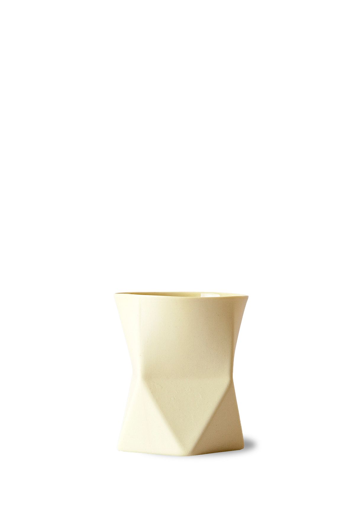 Only Cocoon Kübik Sarı El Yapımı Porselen Kahve Bardağı 200ml