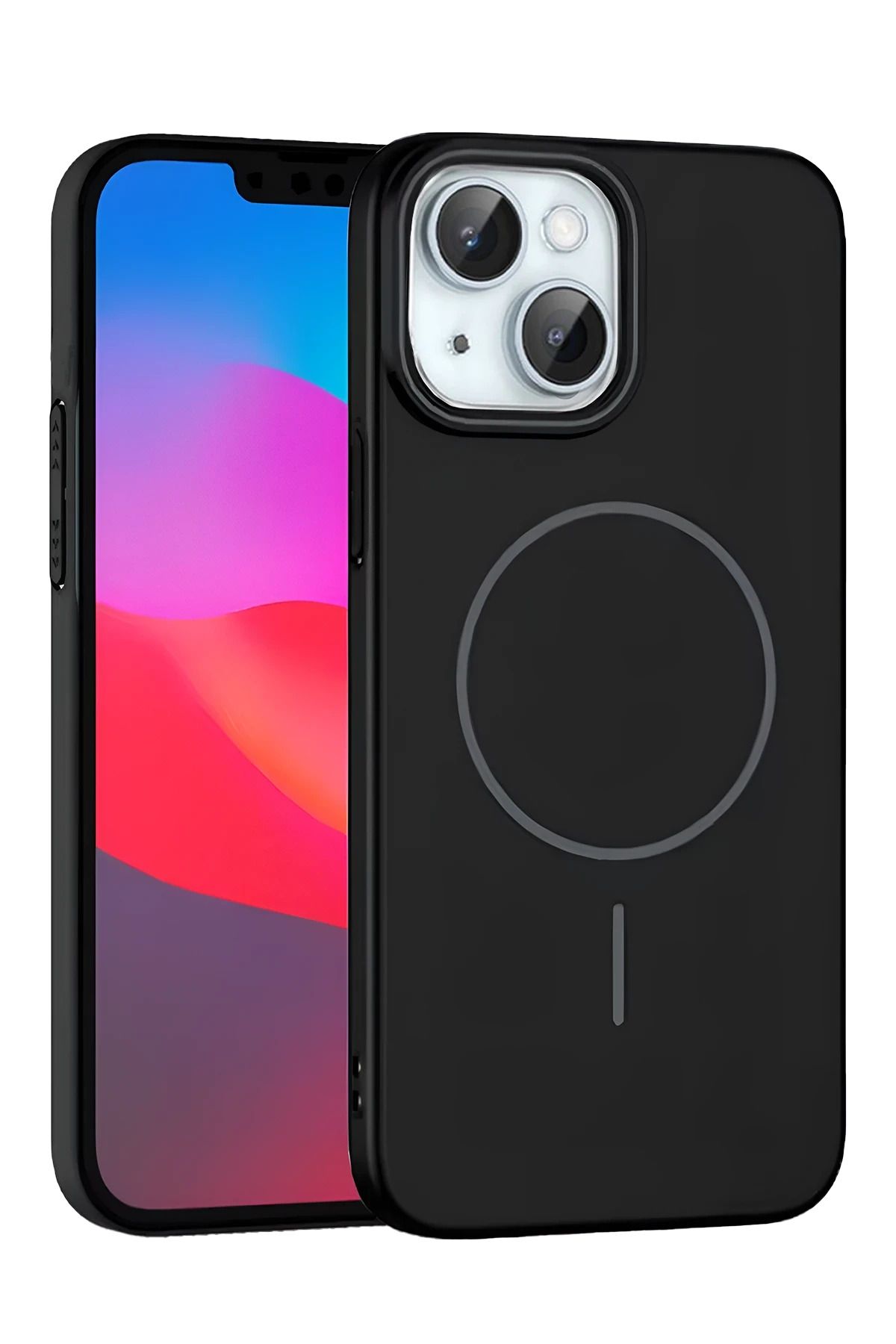 cepmoda iPhonE 14 | BROS Telefon Kılıfı - Magsafe destekli, Kamera Çıkıntılı Kapak | SİYAH