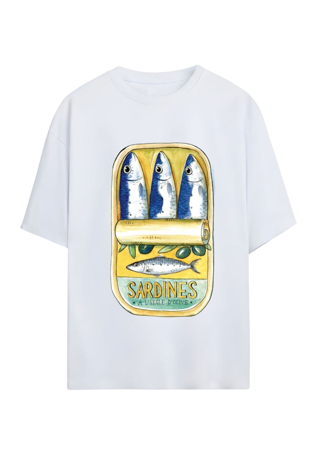 MAGORS GraffTee Unisex %100 Organik Pamuk Bisiklet Yaka Illustrasyon Baskılı Özel Tasarım T-shirt