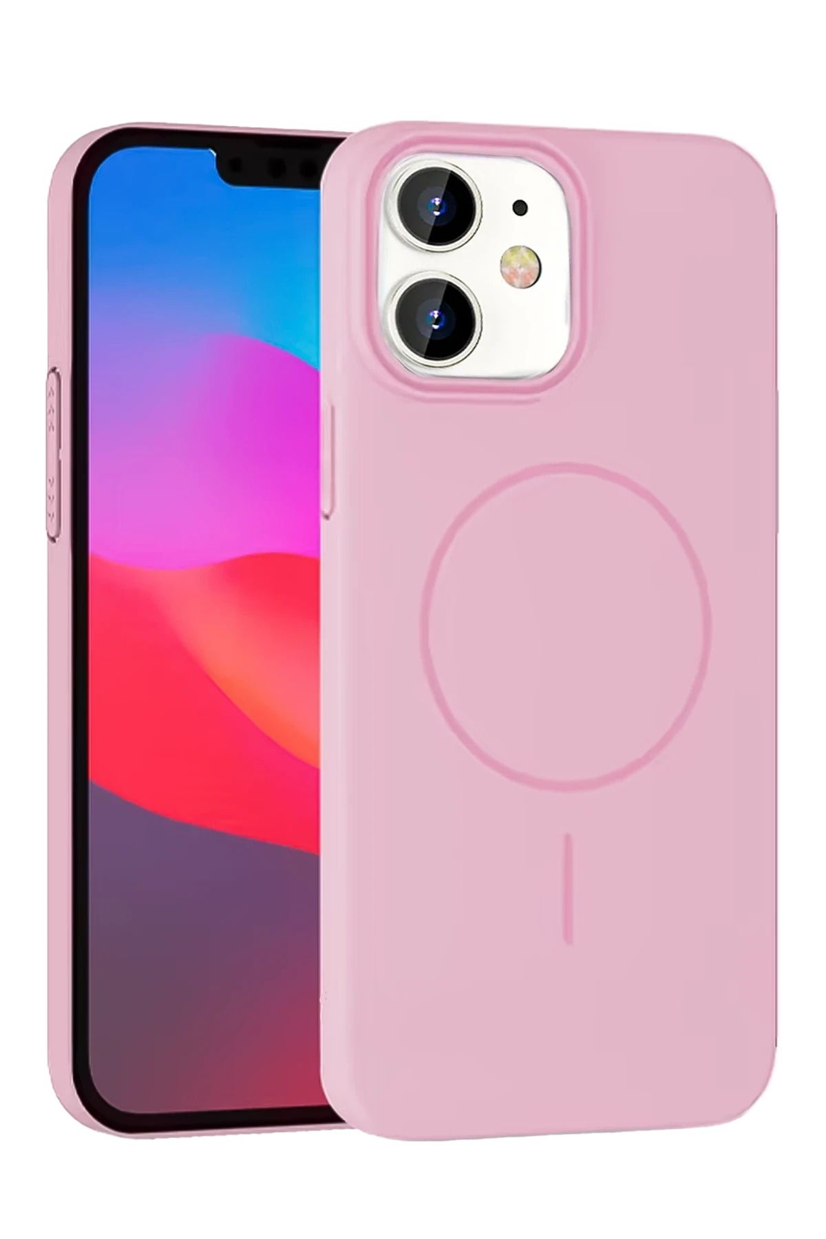 cepmoda iPhonE 11 | BROS Telefon Kılıfı - Magsafe destekli, Kamera Çıkıntılı Kapak | PEMBE